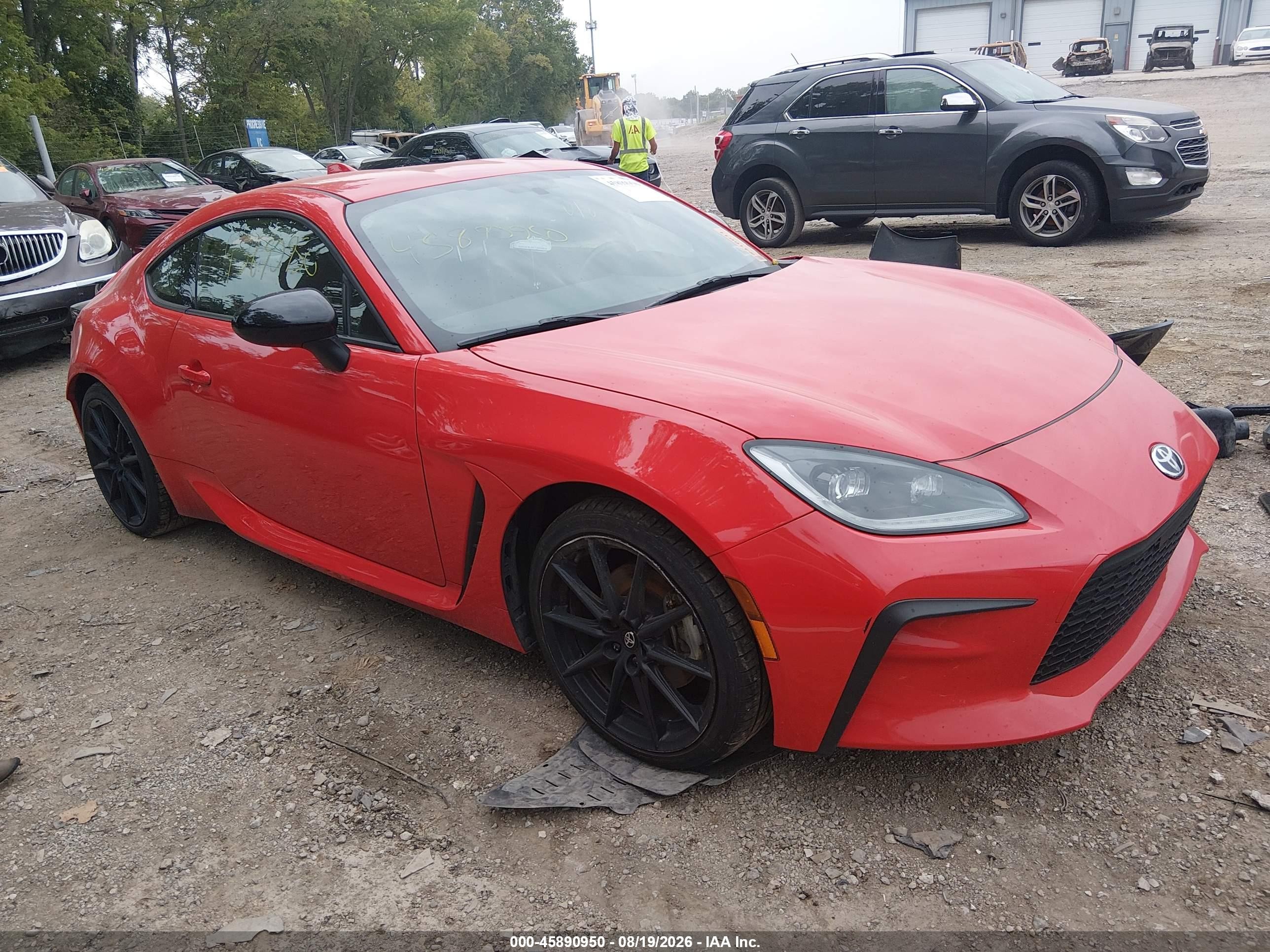 2025 Toyota GR 86 VIN JF1ZNBE17S8750799 — IAAI salvage auction photo