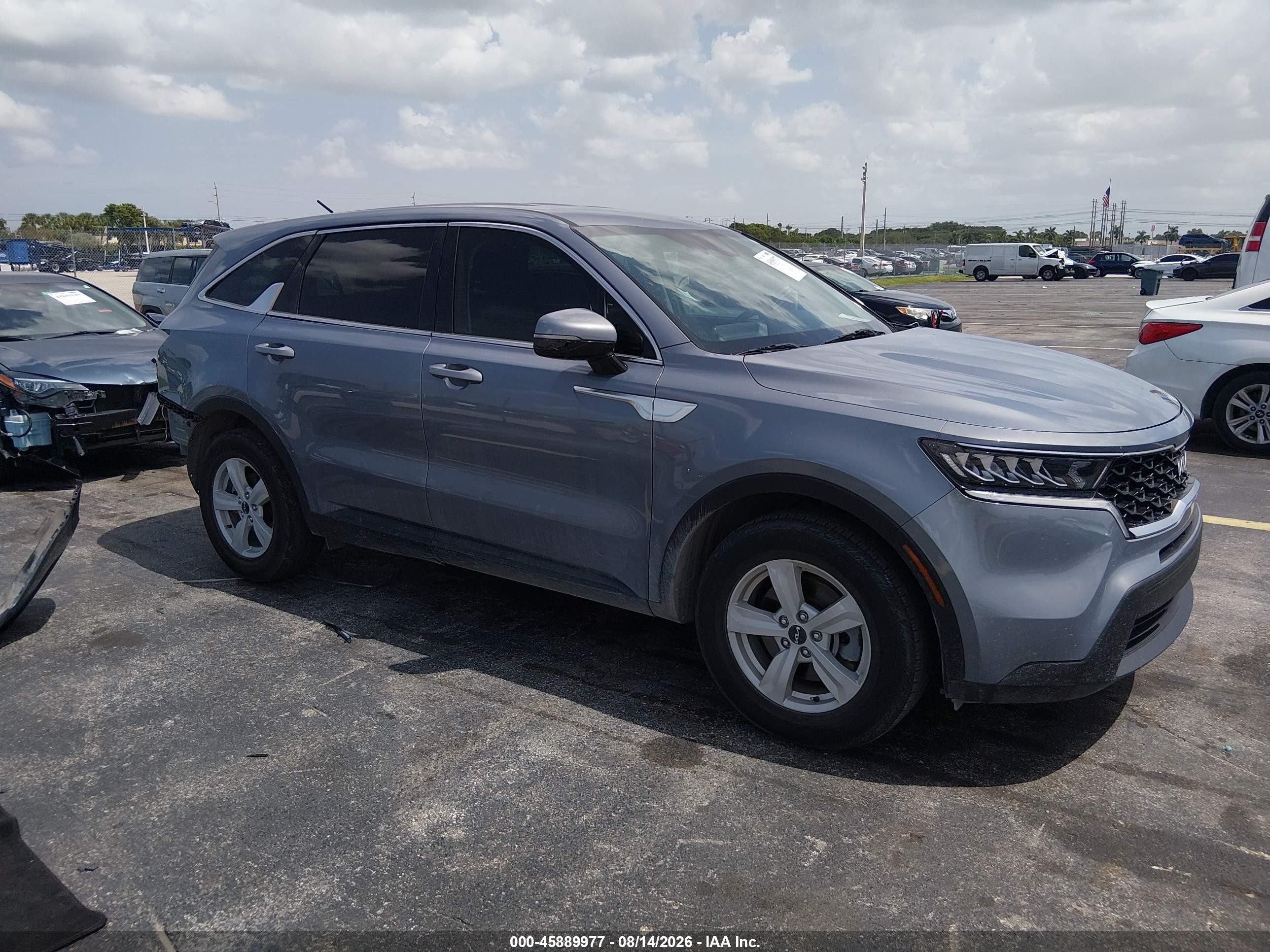 2022 Kia Sorento VIN 5XYRG4LC7NG138961 — IAAI salvage auction photo