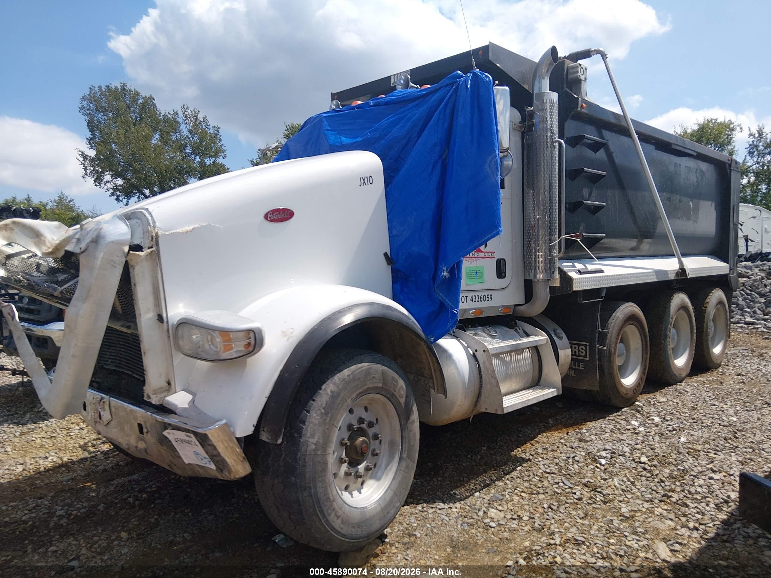 2019 Peterbilt 367 VIN 1NPTX4EX8KD265940 IAAI salvage auction — Front End, Salvage (Tennessee), sold $34,500 on 2026-09-18 (photo 2)