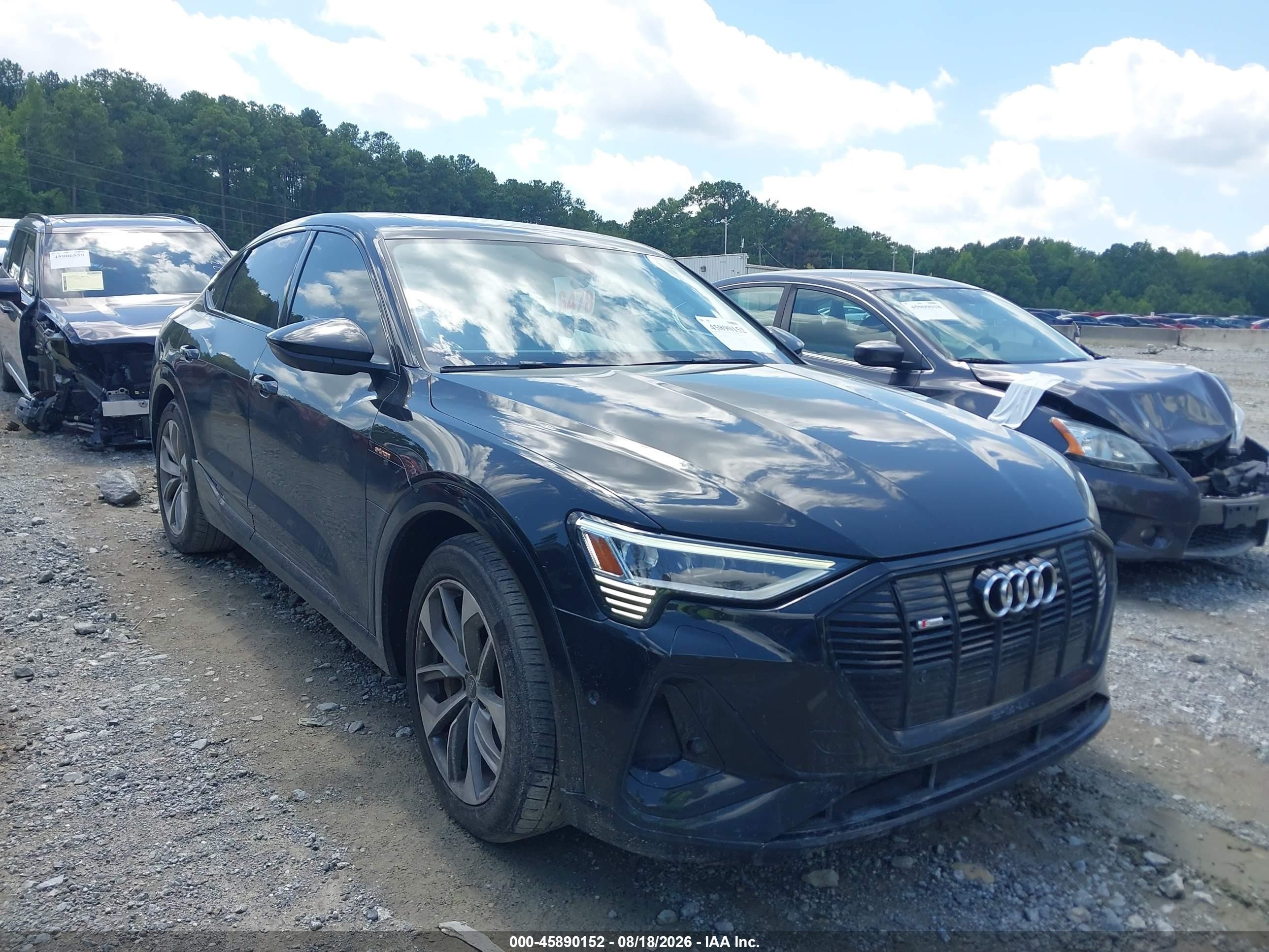 2021 Audi e-tron Sportback VIN WA12AAGE6MB013580 — IAAI salvage auction photo