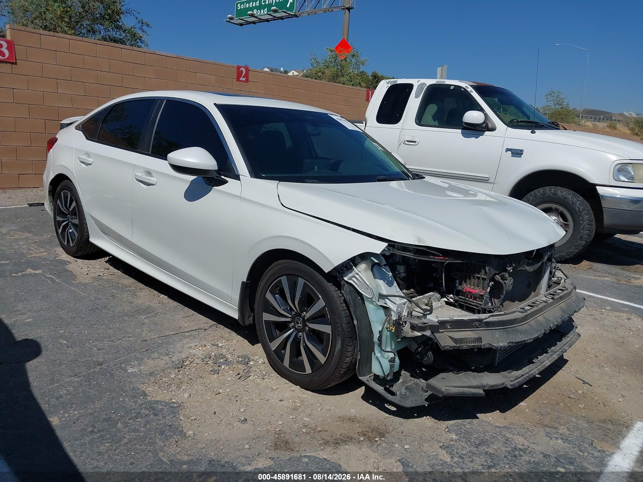 2023 Honda Civic VIN 2HGFE1F70PH319749 — IAAI salvage auction photo