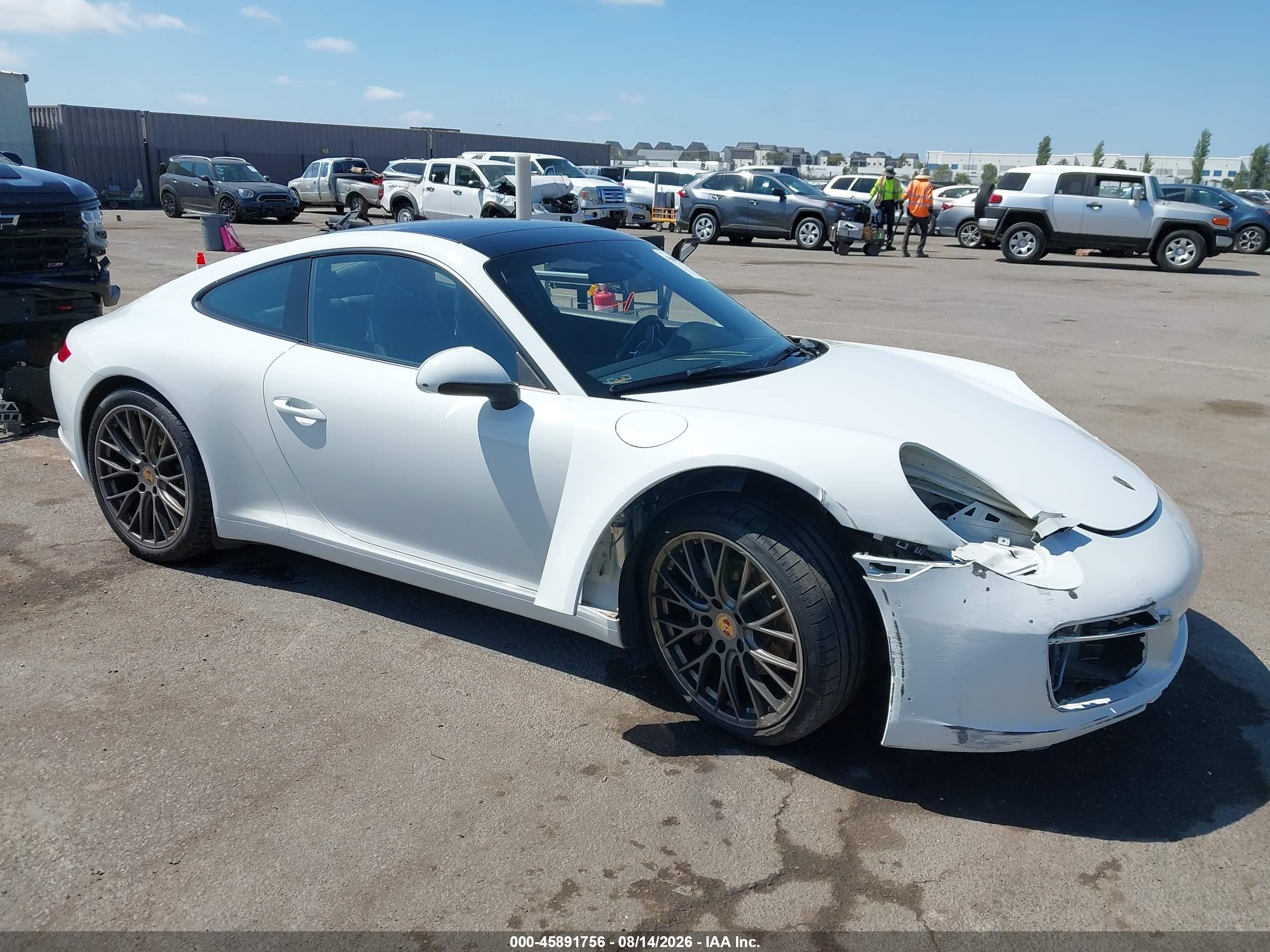 2019 Porsche 911 VIN WP0AA2A97KS103708 — IAAI salvage auction photo