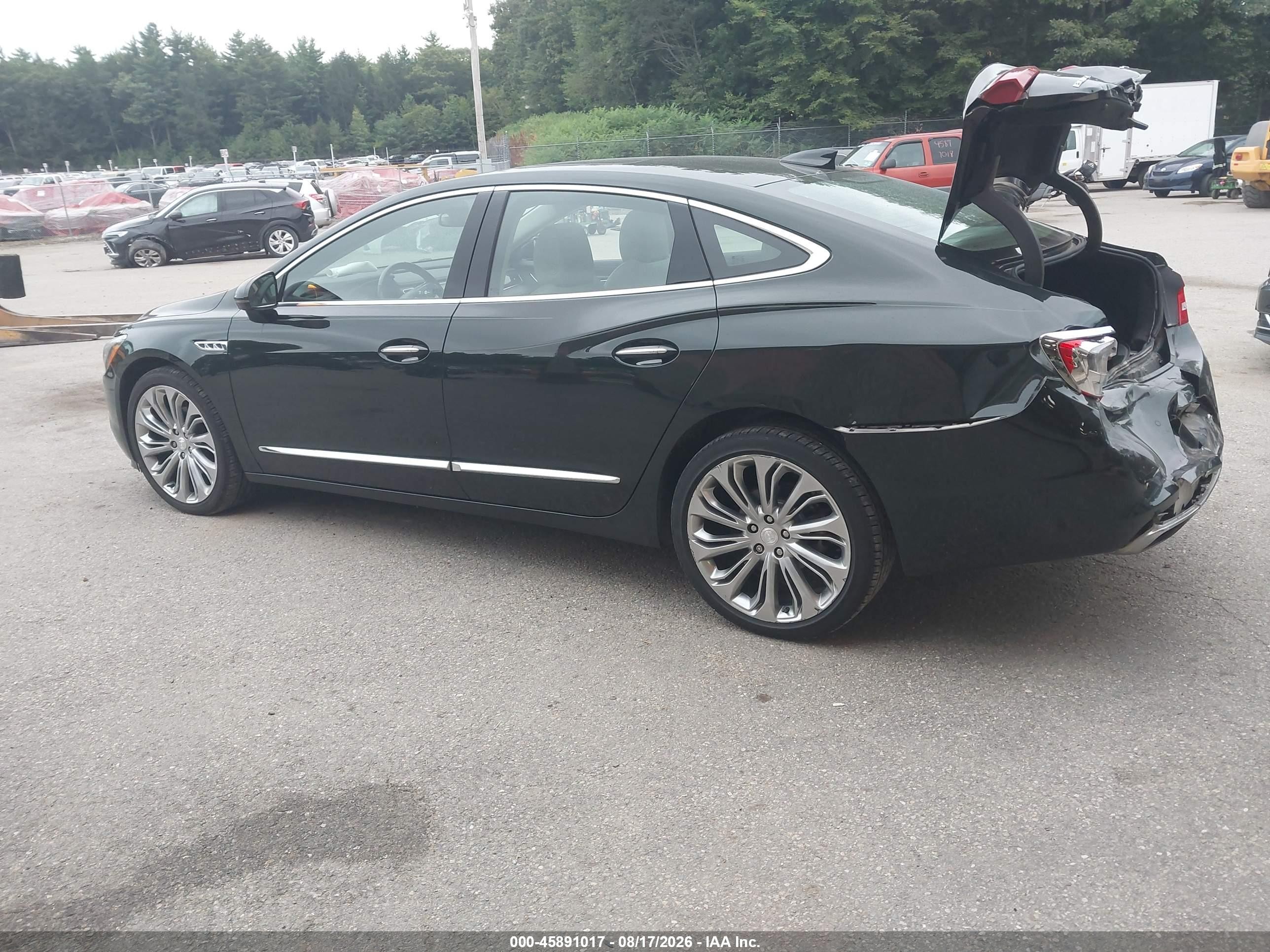 2017 Buick Lacrosse VIN 1G4ZS5SS9HU166501 IAAI salvage auction — Rear End, Salvage (Massachusetts), sold $3,050 on 2026-09-11 (photo 3)