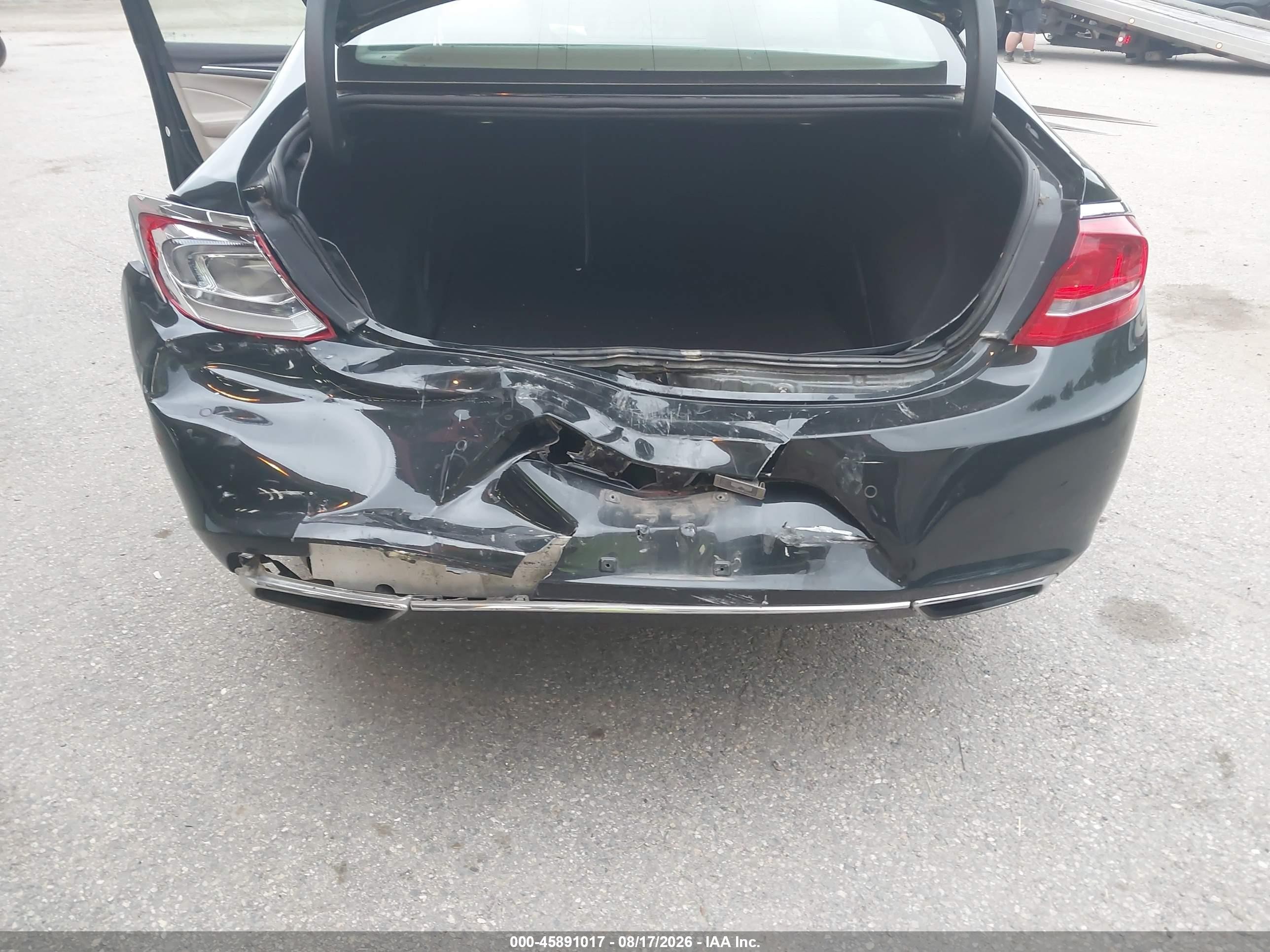 2017 Buick Lacrosse VIN 1G4ZS5SS9HU166501 IAAI salvage auction — Rear End, Salvage (Massachusetts), sold $3,050 on 2026-09-11 (photo 6)