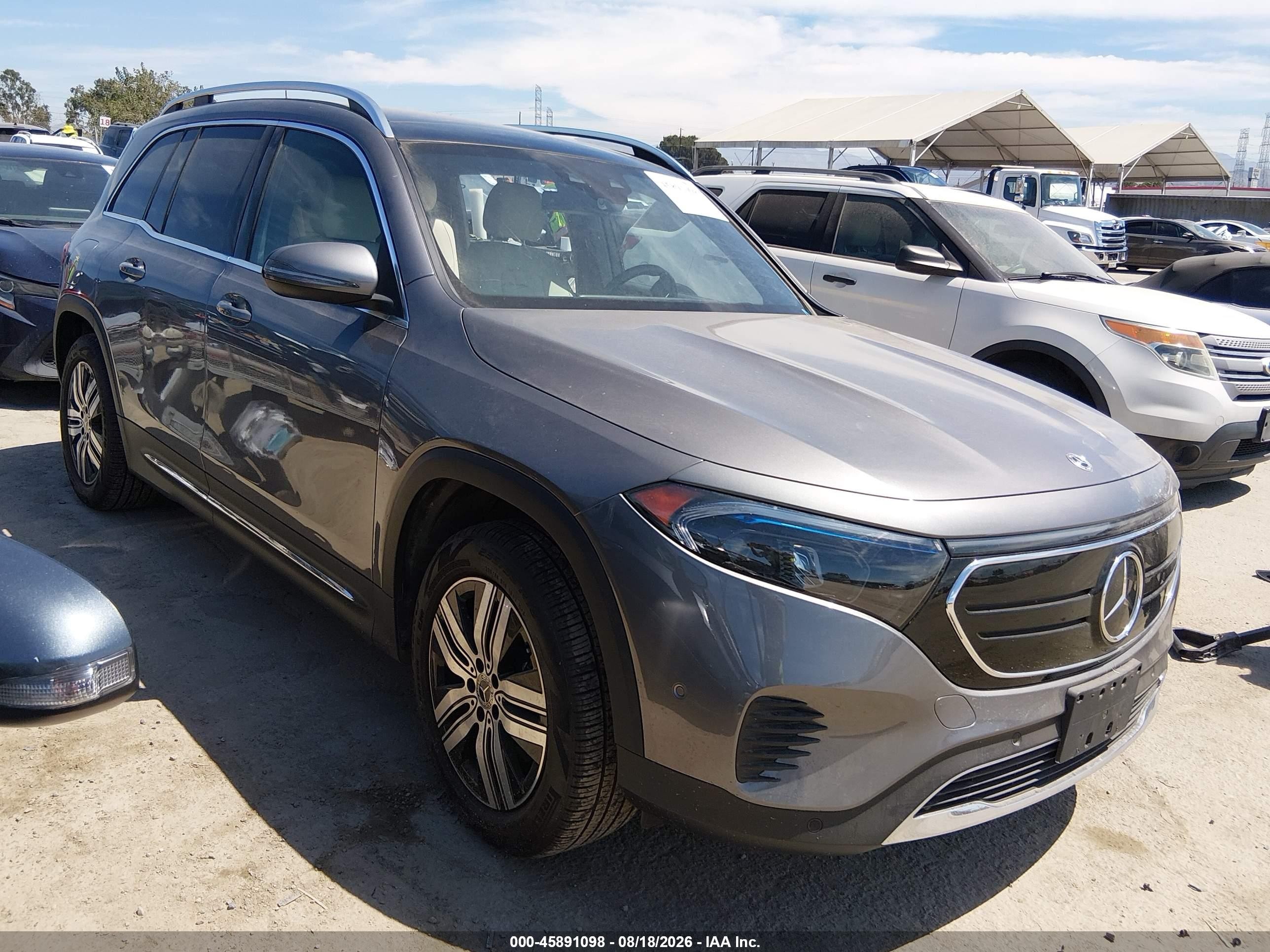 2023 Mercedes-Benz EQB VIN W1N9M0KB6PN069341 — IAAI salvage auction photo