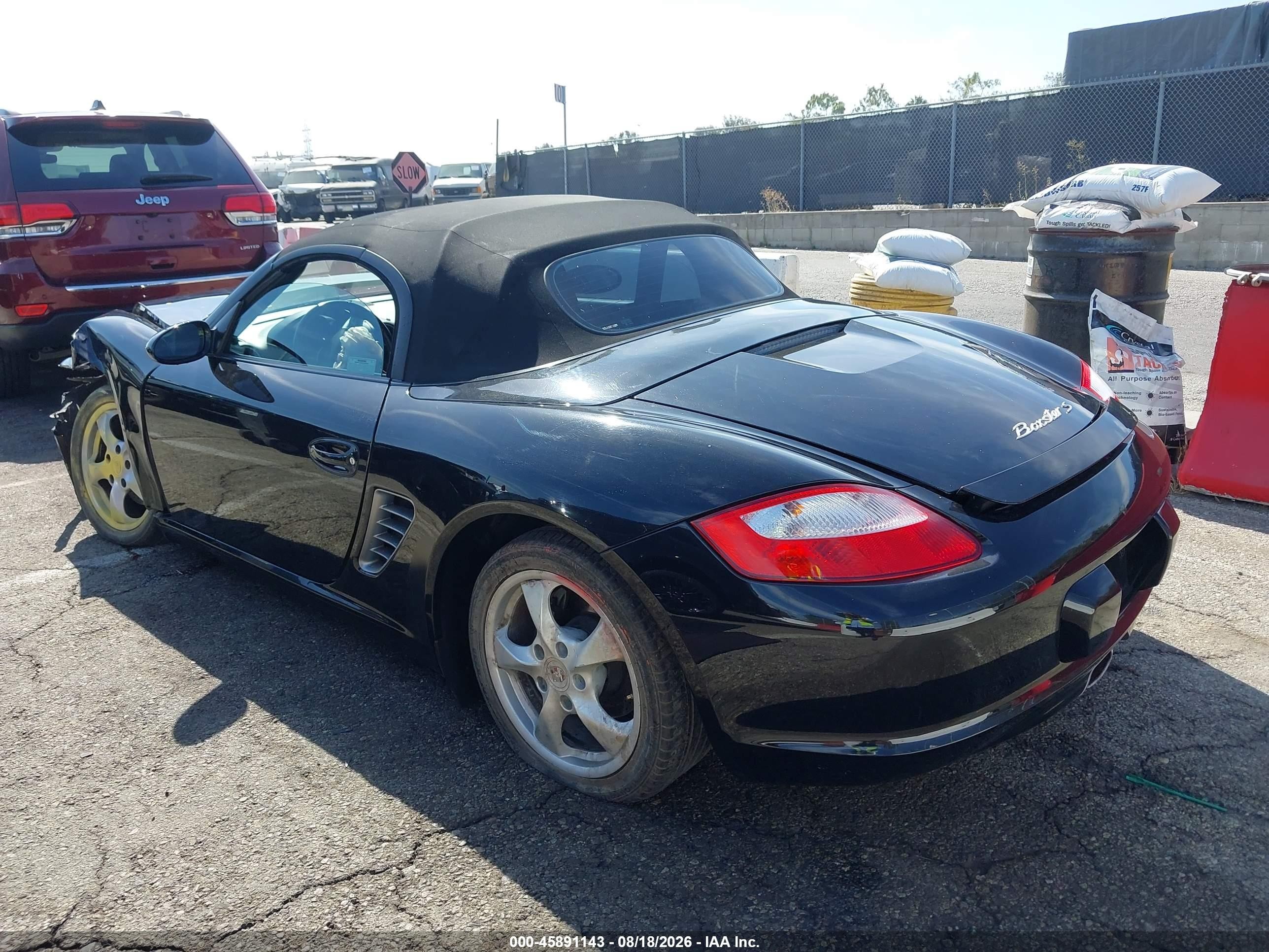 2005 Porsche Boxster VIN WP0CA29815U711351 IAAI salvage auction — Unknown, Salvage (California), sold $1,150 on 2026-09-13 (photo 3)