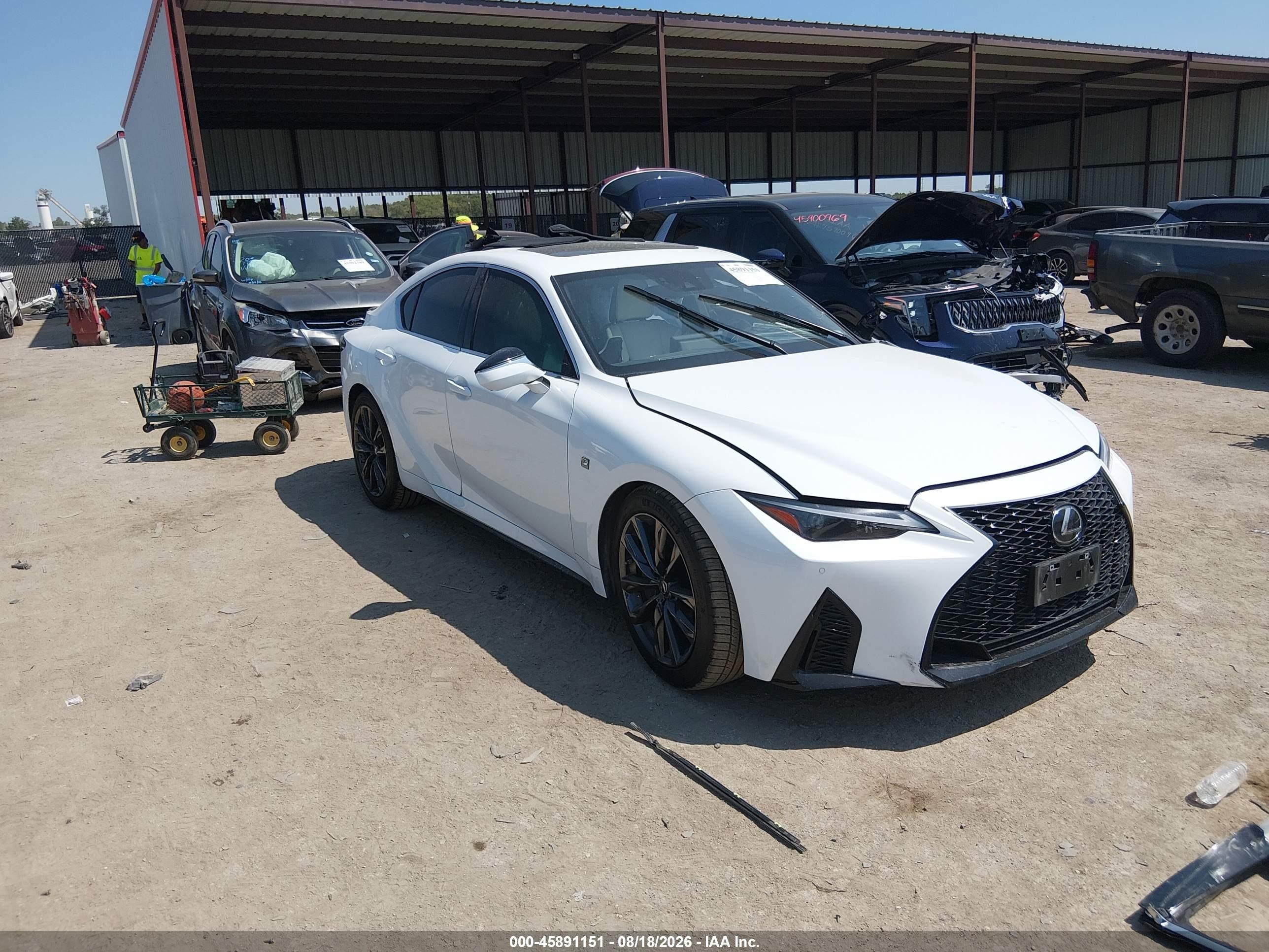 2022 Lexus IS 350 VIN JTHGZ1B23N5049422 — IAAI salvage auction photo