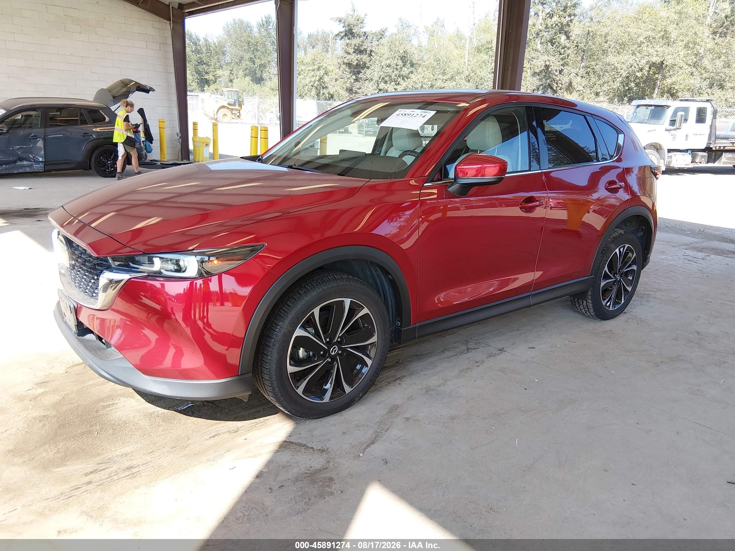 2023 Mazda Cx-5 VIN JM3KFBEM8P0130625 IAAI salvage auction — Side, Bill Of Sale (Washington), sold $7,100 on 2026-09-04 (photo 2)