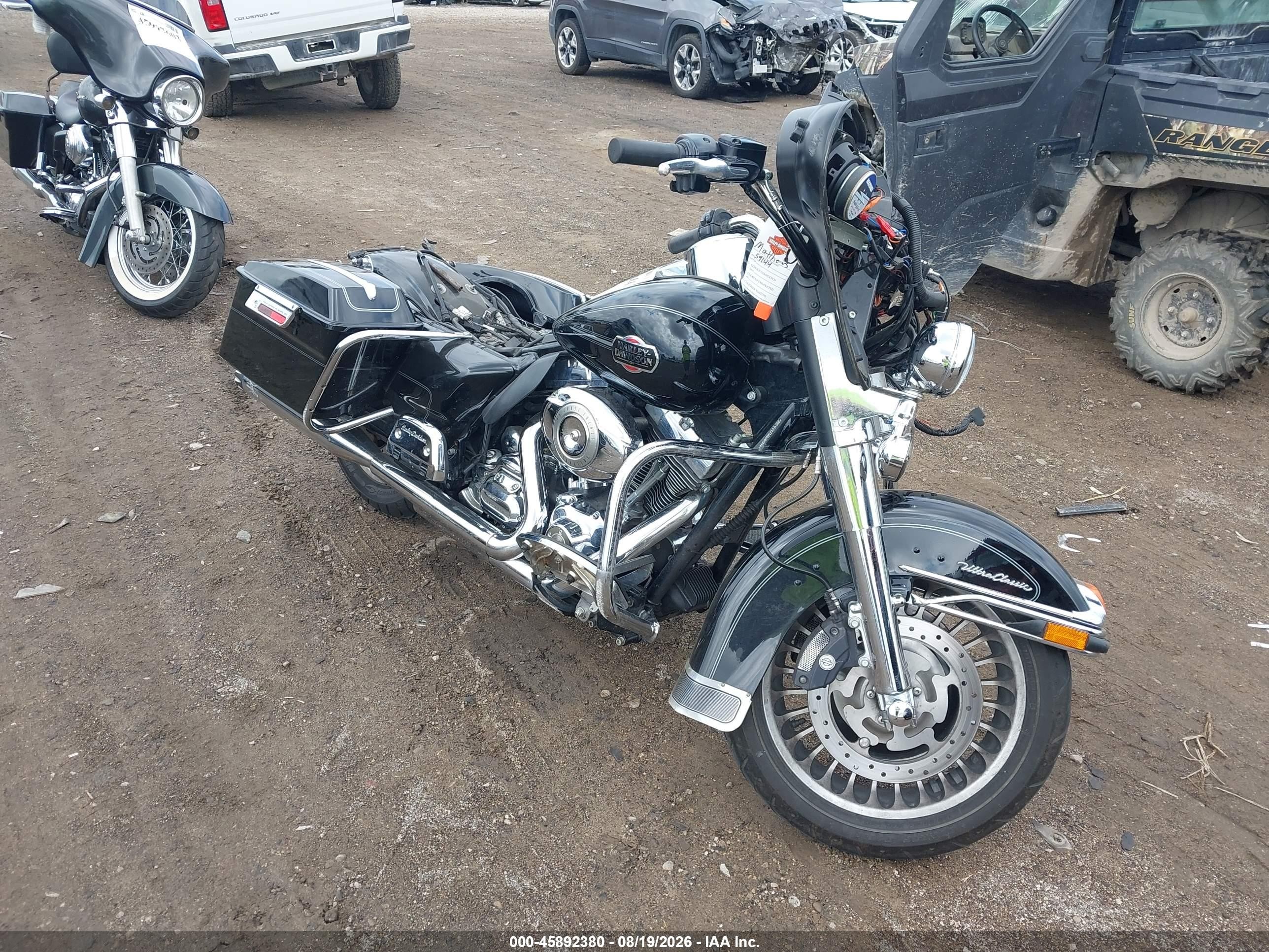 2010 Harley-davidson Flhtcu VIN 1HD1FC413AB604900 IAAI salvage auction — Front End, Salvage (Ohio), sold $300 on 2026-09-08 (photo 1)