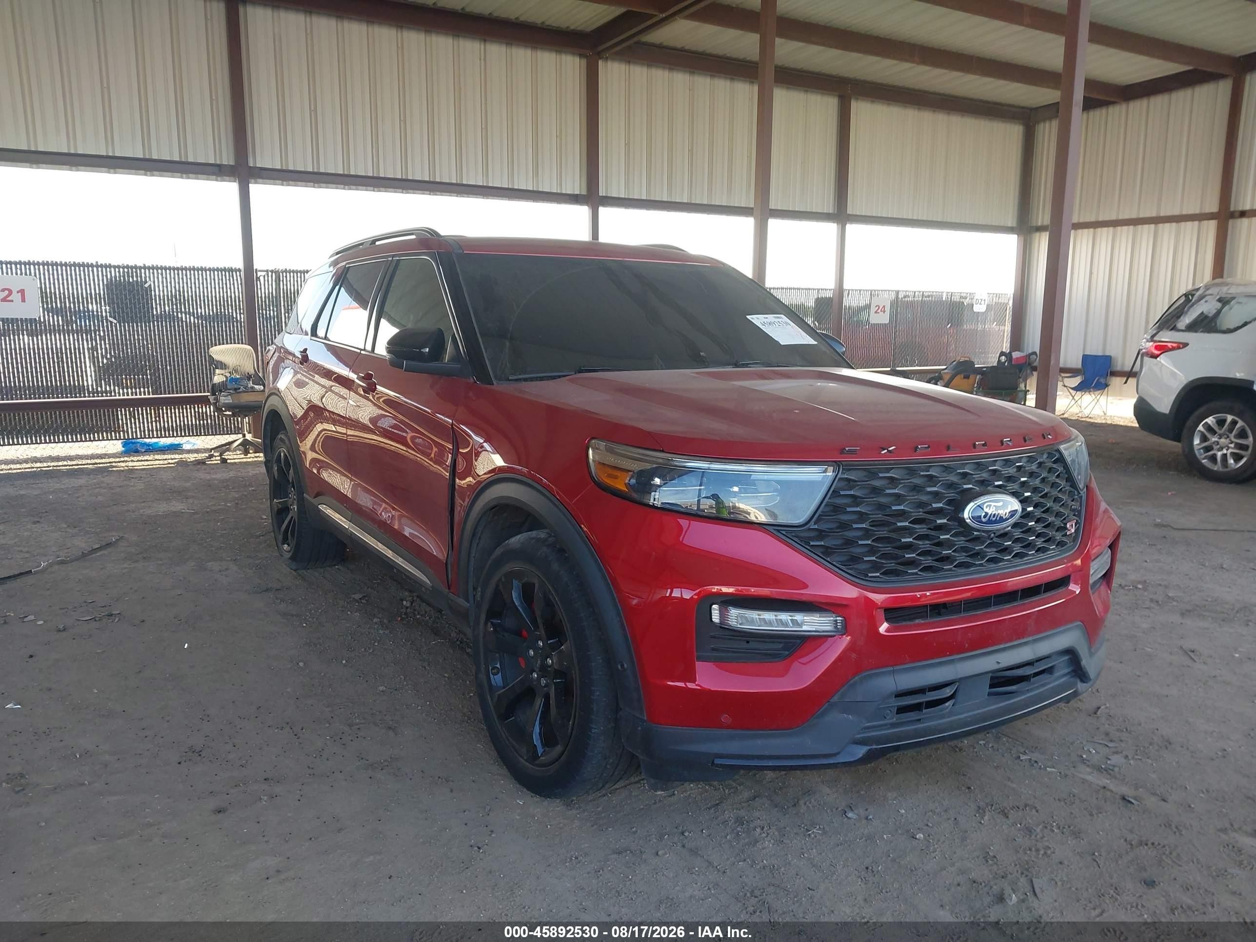 2022 Ford Explorer VIN 1FM5K8GC3NGA44485 — IAAI salvage auction photo