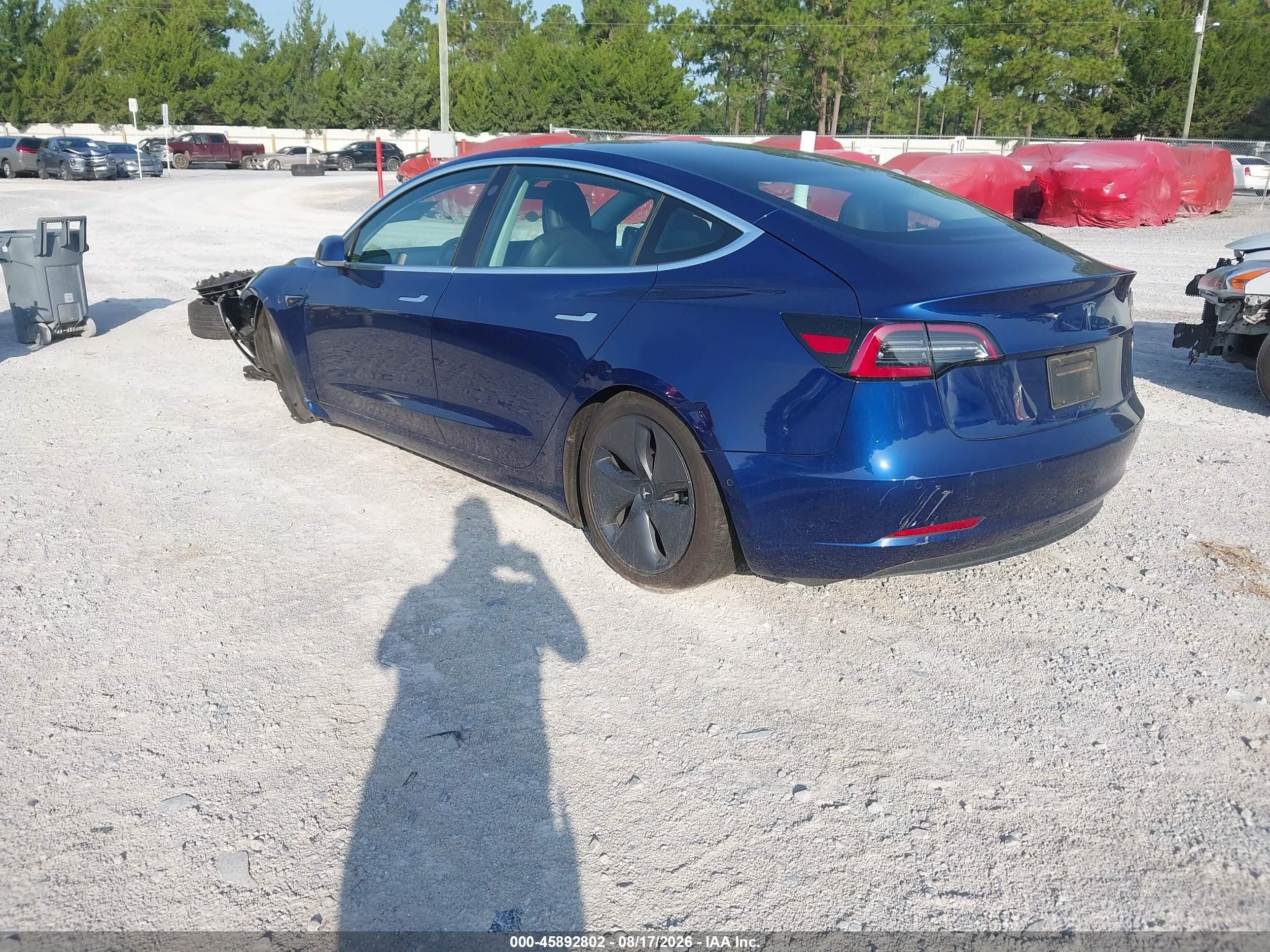 2019 Tesla Model 3 VIN 5YJ3E1EA0KF435465 IAAI salvage auction — Front End, Rebuildable (Florida), sold $3,150 on 2026-09-23 (photo 3)