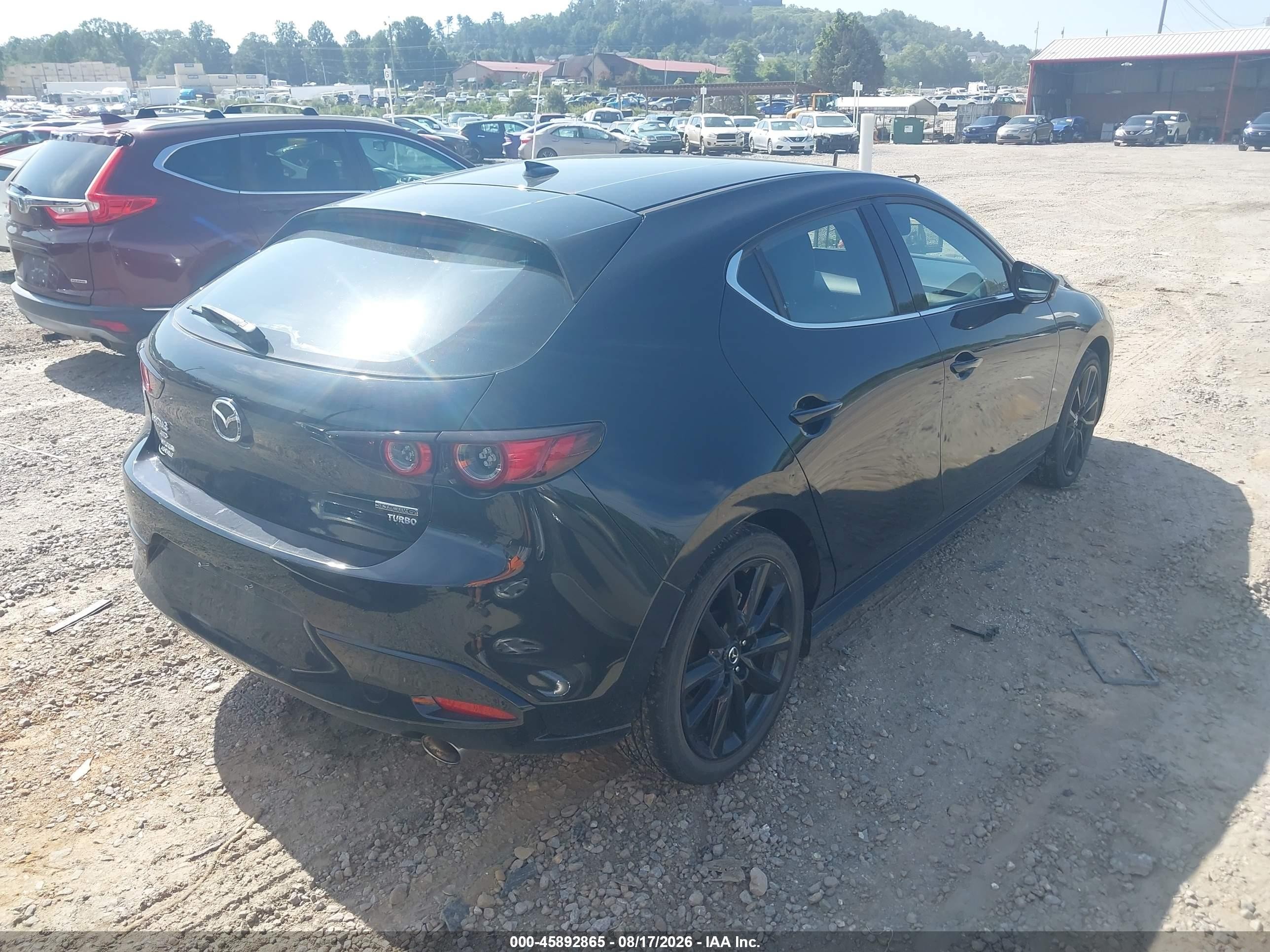 2021 Mazda 3 VIN JM1BPBJY7M1322106 IAAI salvage auction — Rear End, Salvage (North Carolina), sold $5,100 on 2026-09-16 (photo 4)