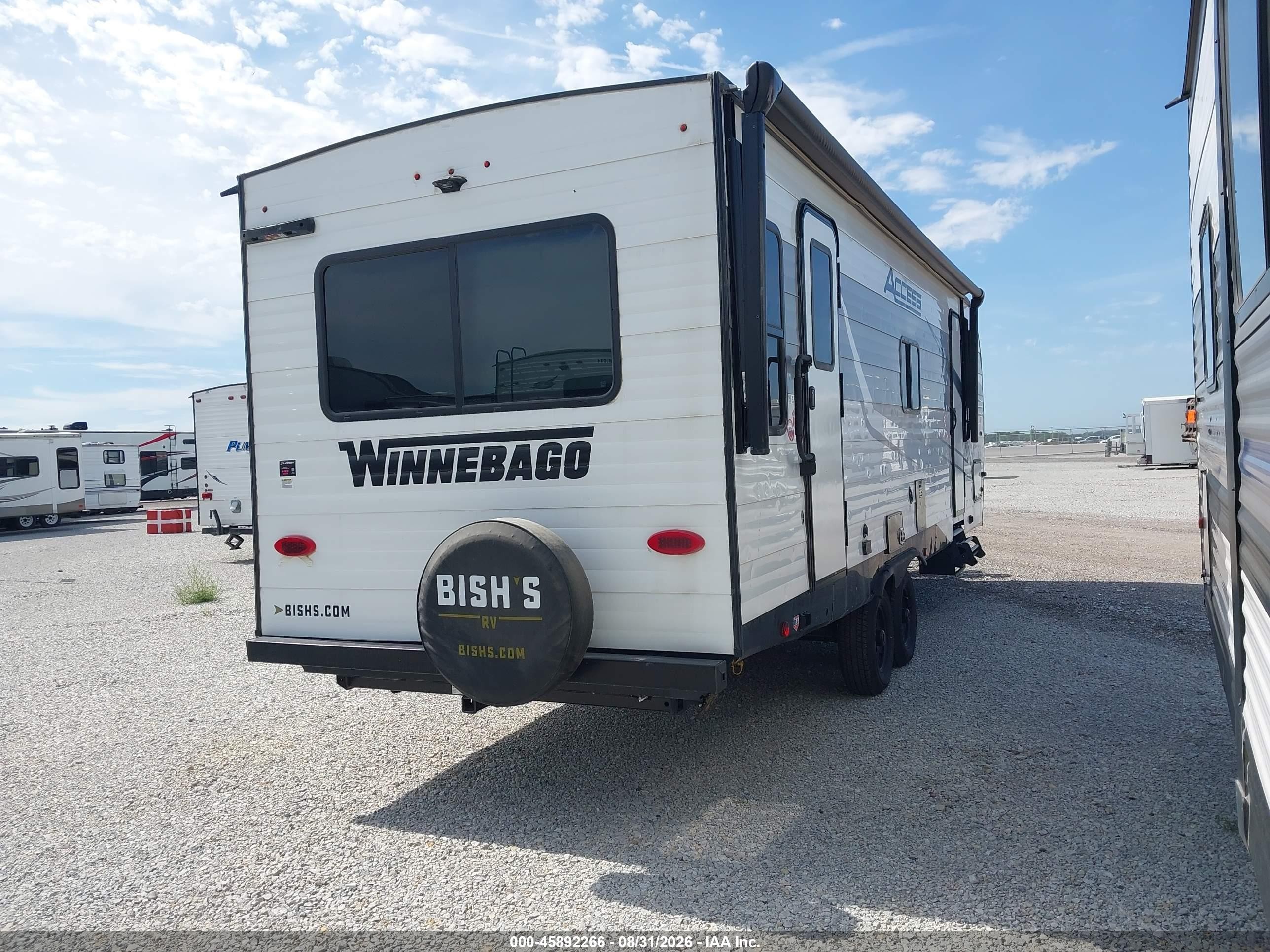 2024 Winnebago Access VIN 54CTA1T24R6067532 IAAI salvage auction — Hail, Certificate Of Title (Nebraska), sold $6,100 on 2026-09-22 (photo 2)