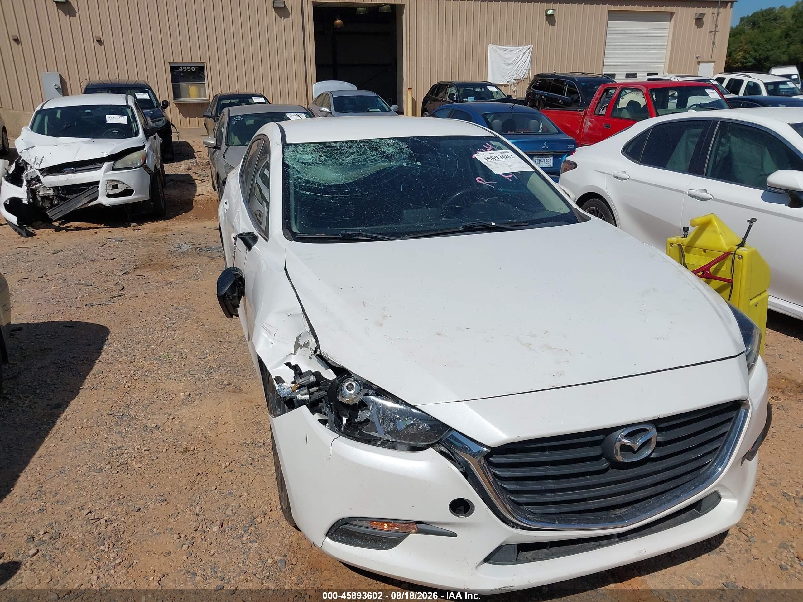 2018 Mazda 3 VIN 3MZBN1V3XJM163964 IAAI salvage auction — Front End, Salvage (North Carolina), sold $3,800 on 2026-09-11 (photo 6)
