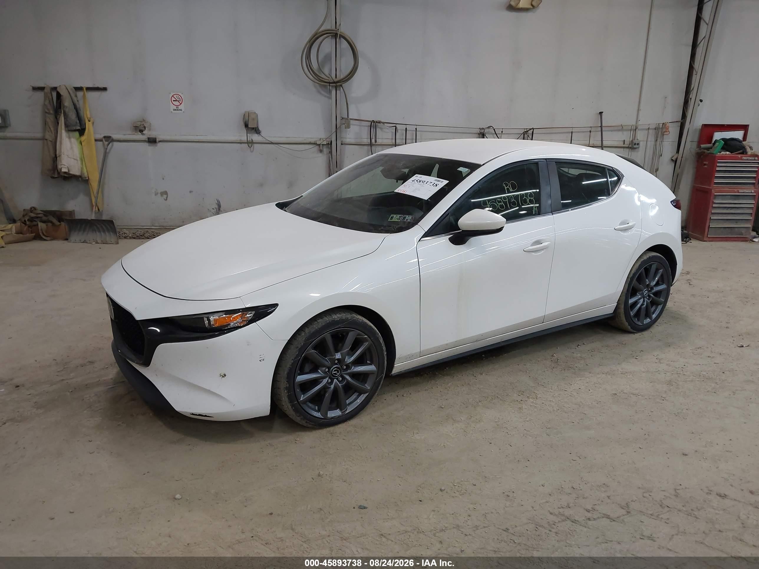 2021 Mazda 3 VIN JM1BPBKL9M1328380 IAAI salvage auction — Hail, Salvage (Pennsylvania), sold $5,700 on 2026-09-12 (photo 2)