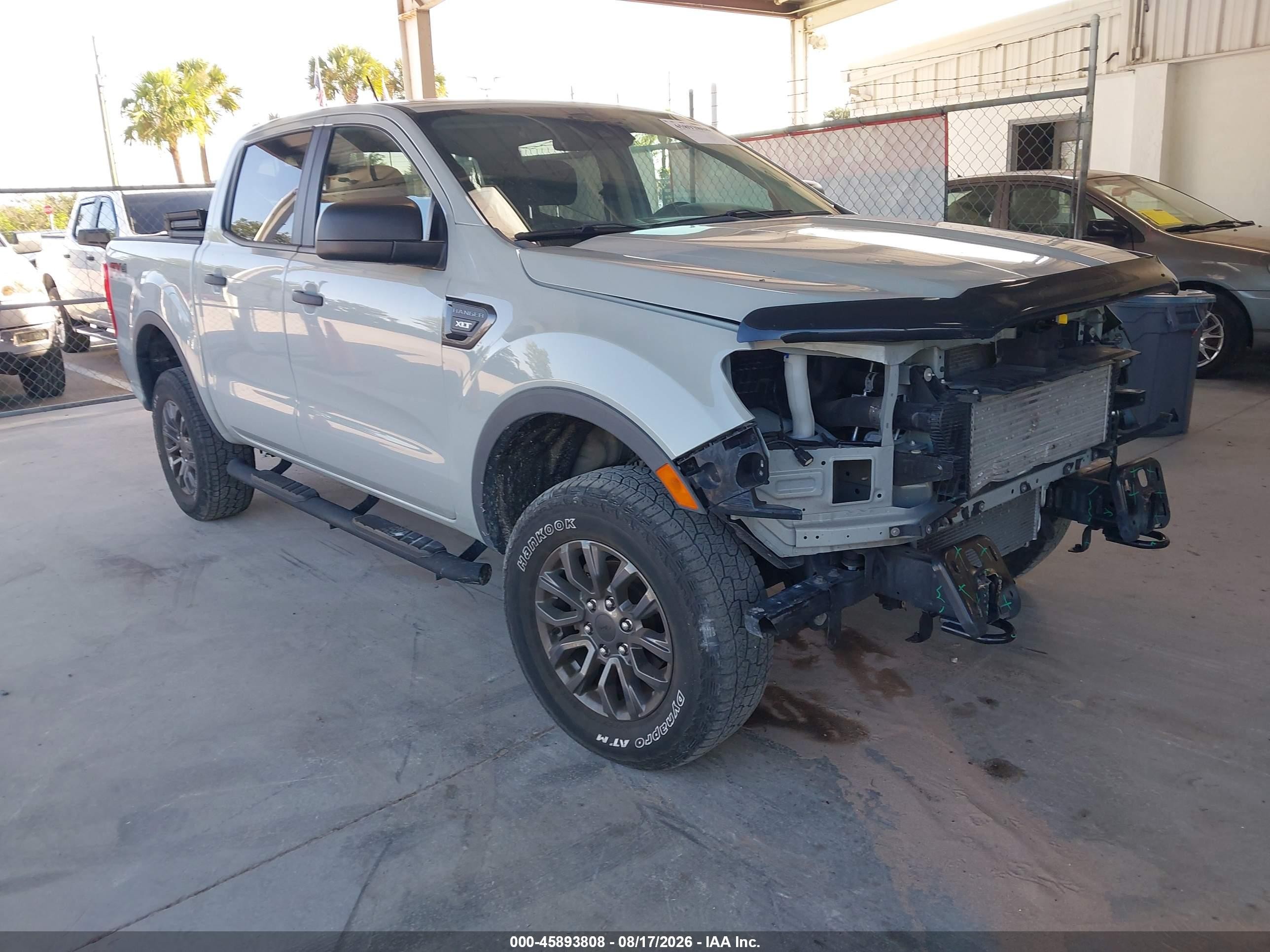 2021 Ford Ranger VIN 1FTER4FH2MLD96856 — IAAI salvage auction photo