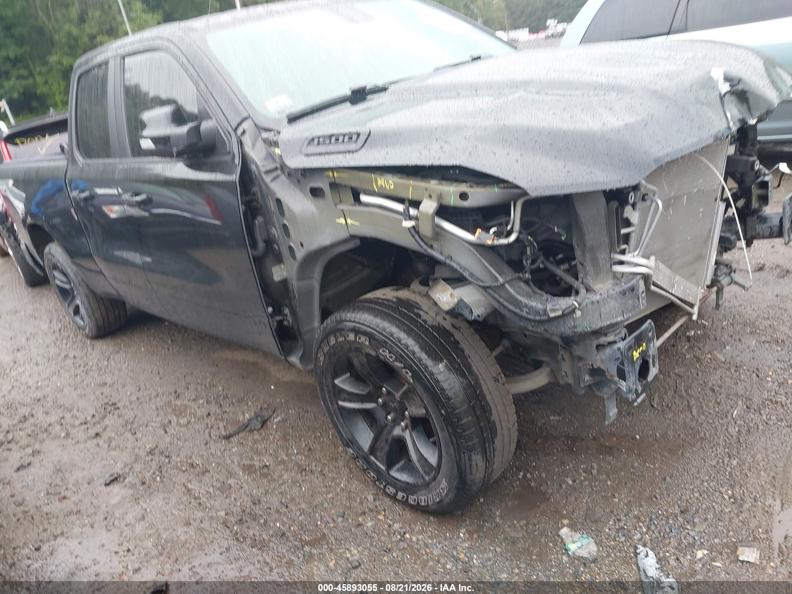 2021 Ram 1500 VIN 1C6RRFBG5MN536744 — IAAI salvage auction photo
