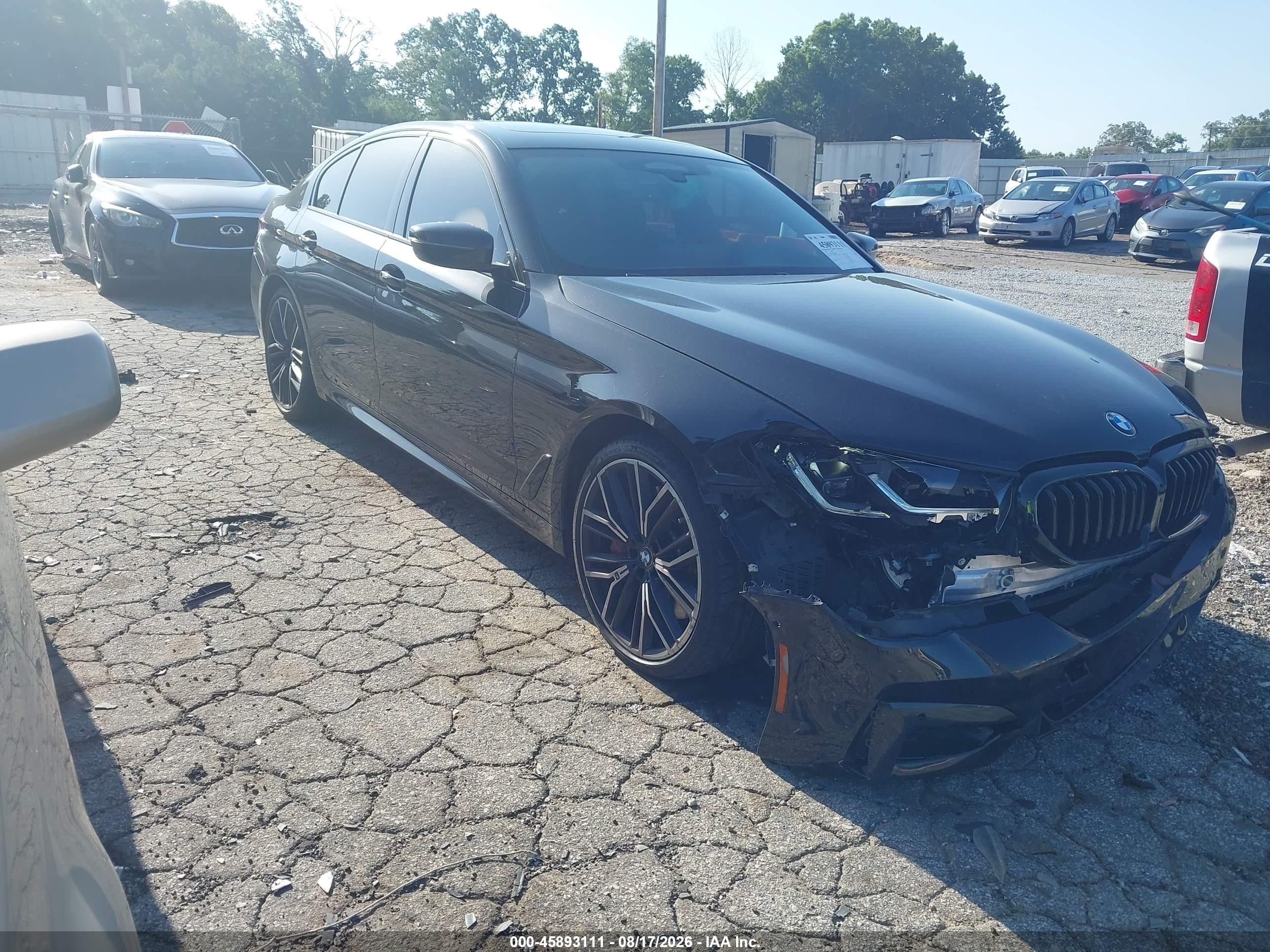 2023 BMW 5 Series VIN WBA53BJ06PWY06758 — IAAI salvage auction photo