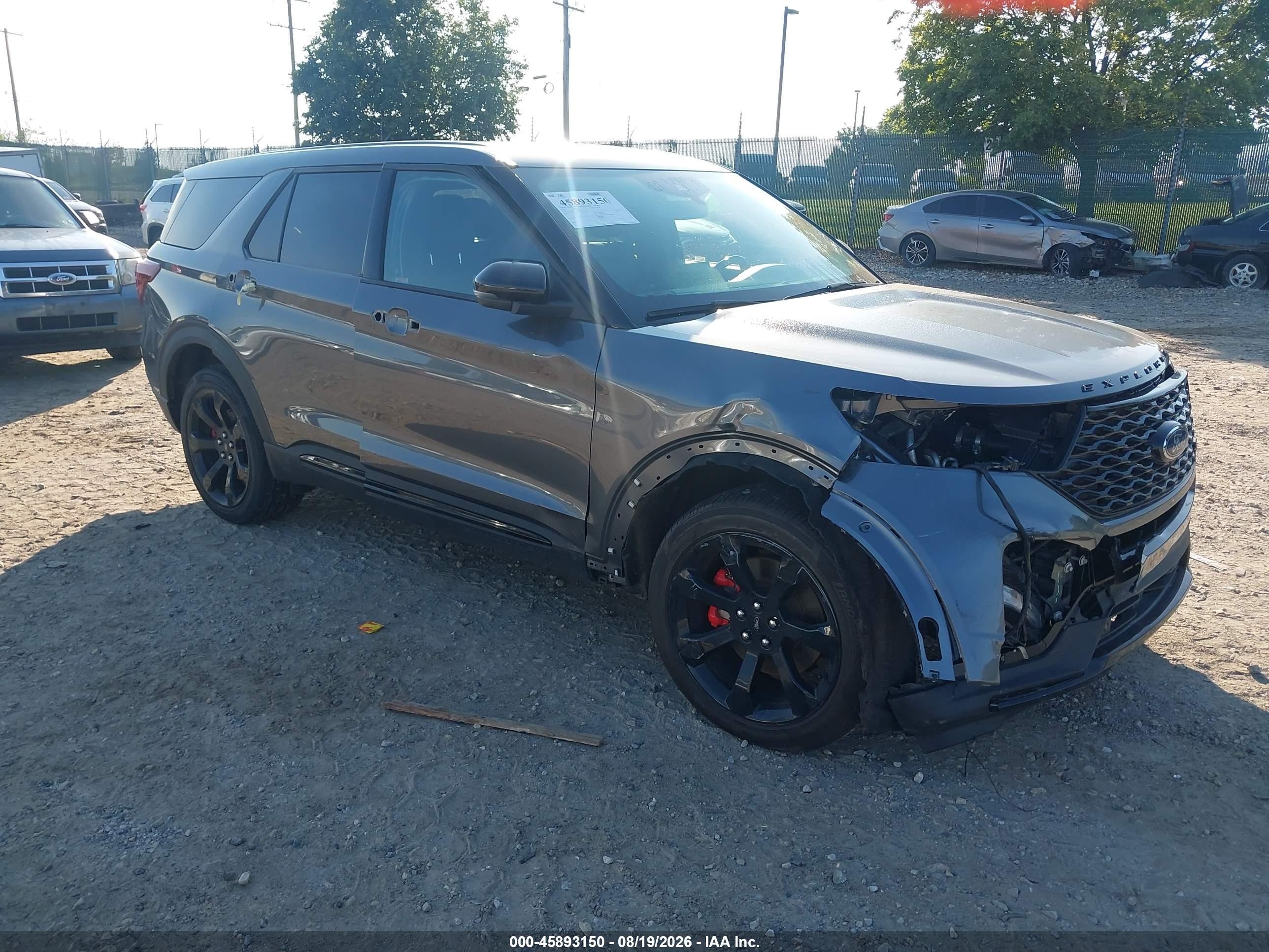 2022 Ford Explorer VIN 1FM5K8GC7NGA46739 — IAAI salvage auction photo