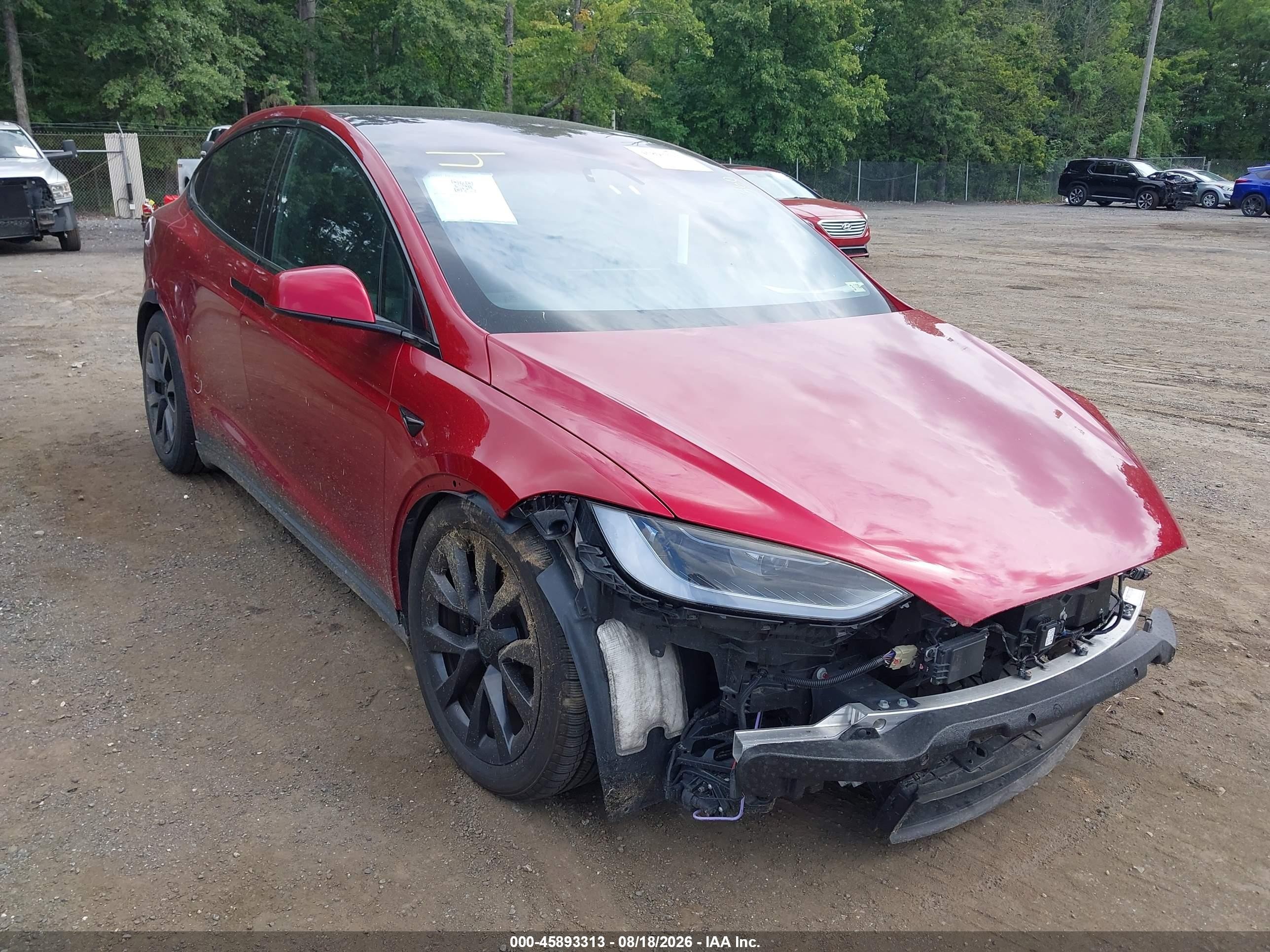 2023 Tesla Model X VIN 7SAXCBE56PF410192 — IAAI salvage auction photo