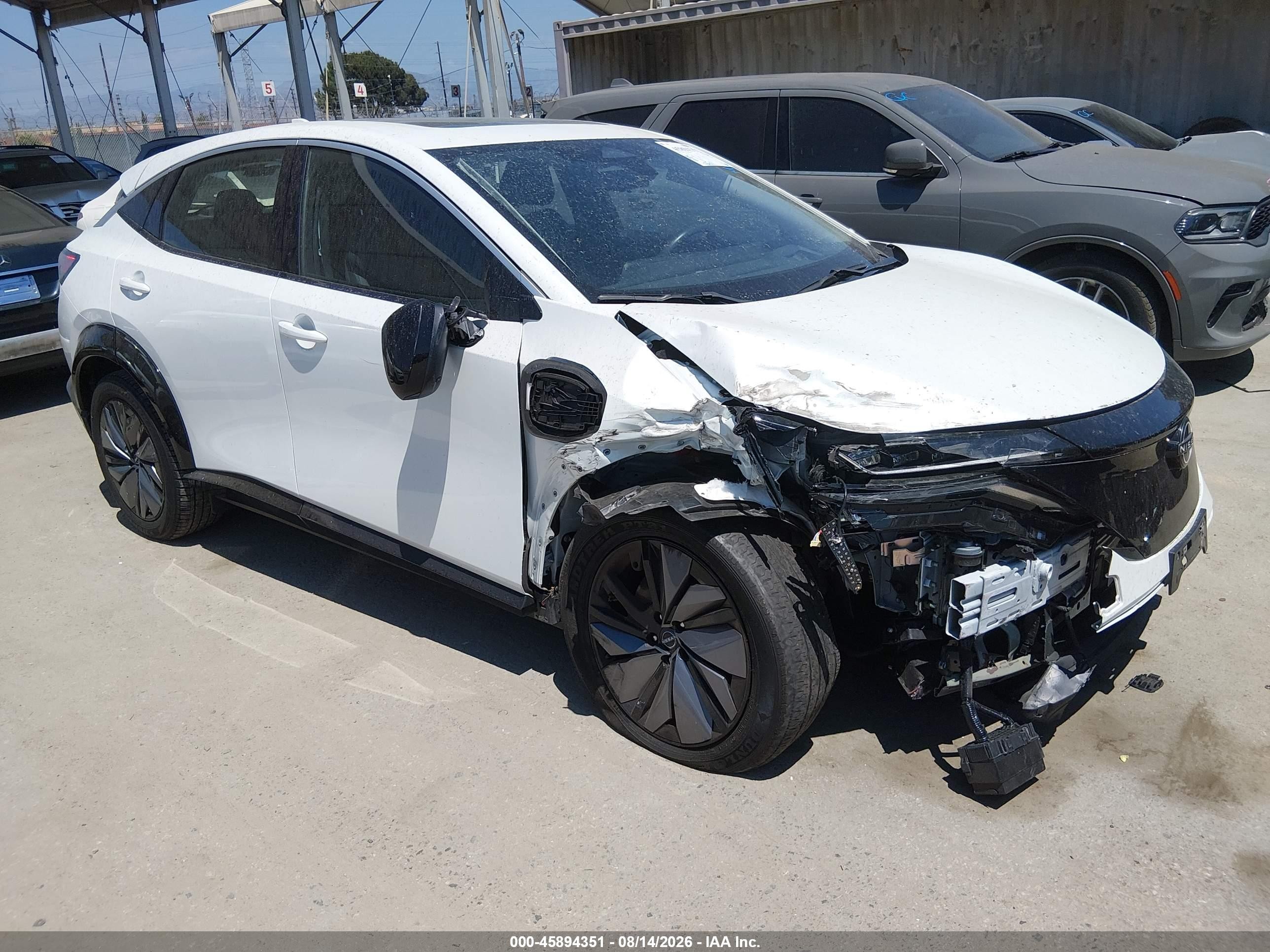 2024 Nissan Ariya VIN JN1BF0BA3RM430773 — IAAI salvage auction photo