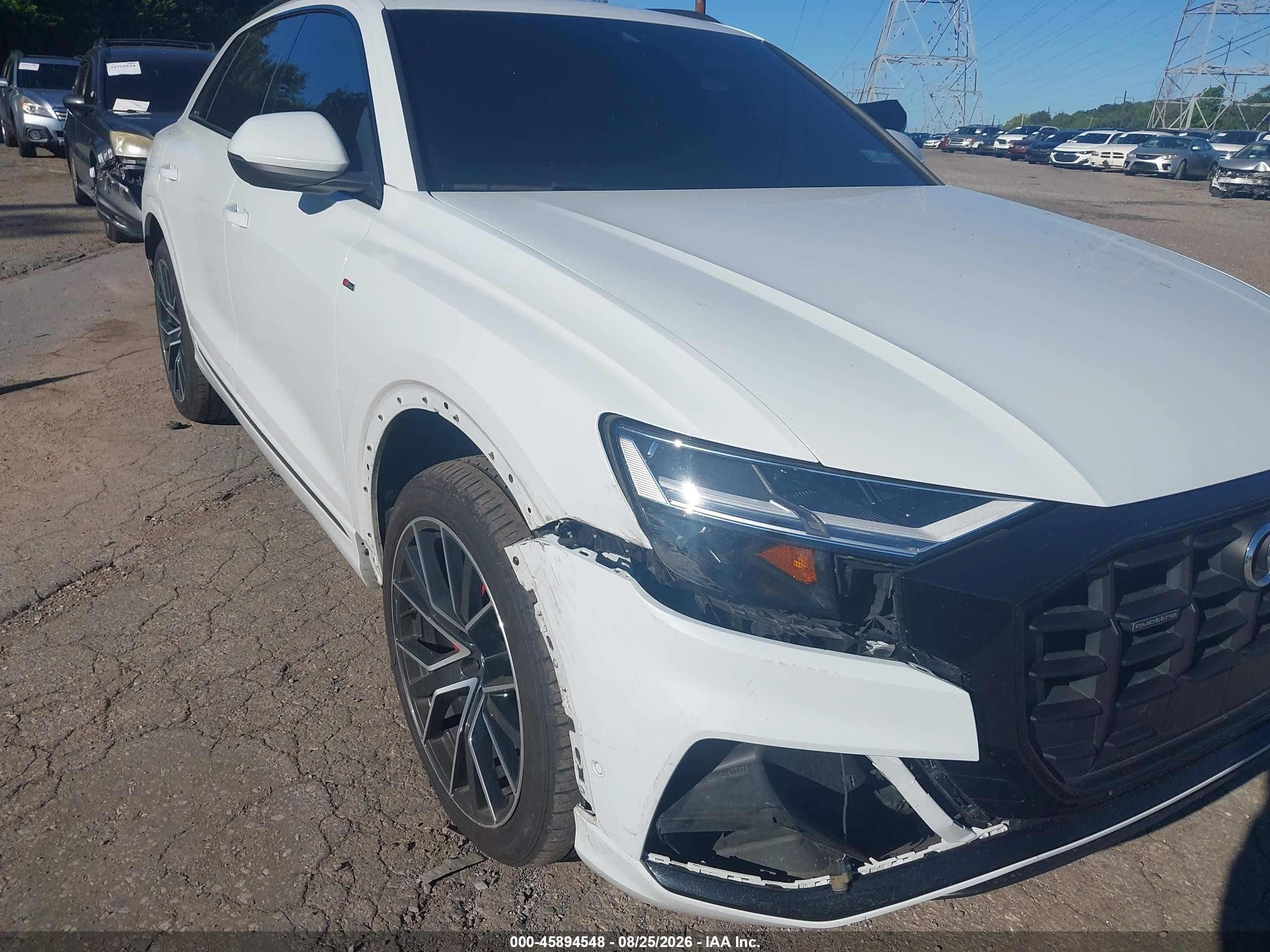 2019 Audi Q8 VIN WA1EVAF17KD025979 IAAI salvage auction — Side, Salvage (Pennsylvania), sold $20,600 on 2026-09-11 (photo 6)