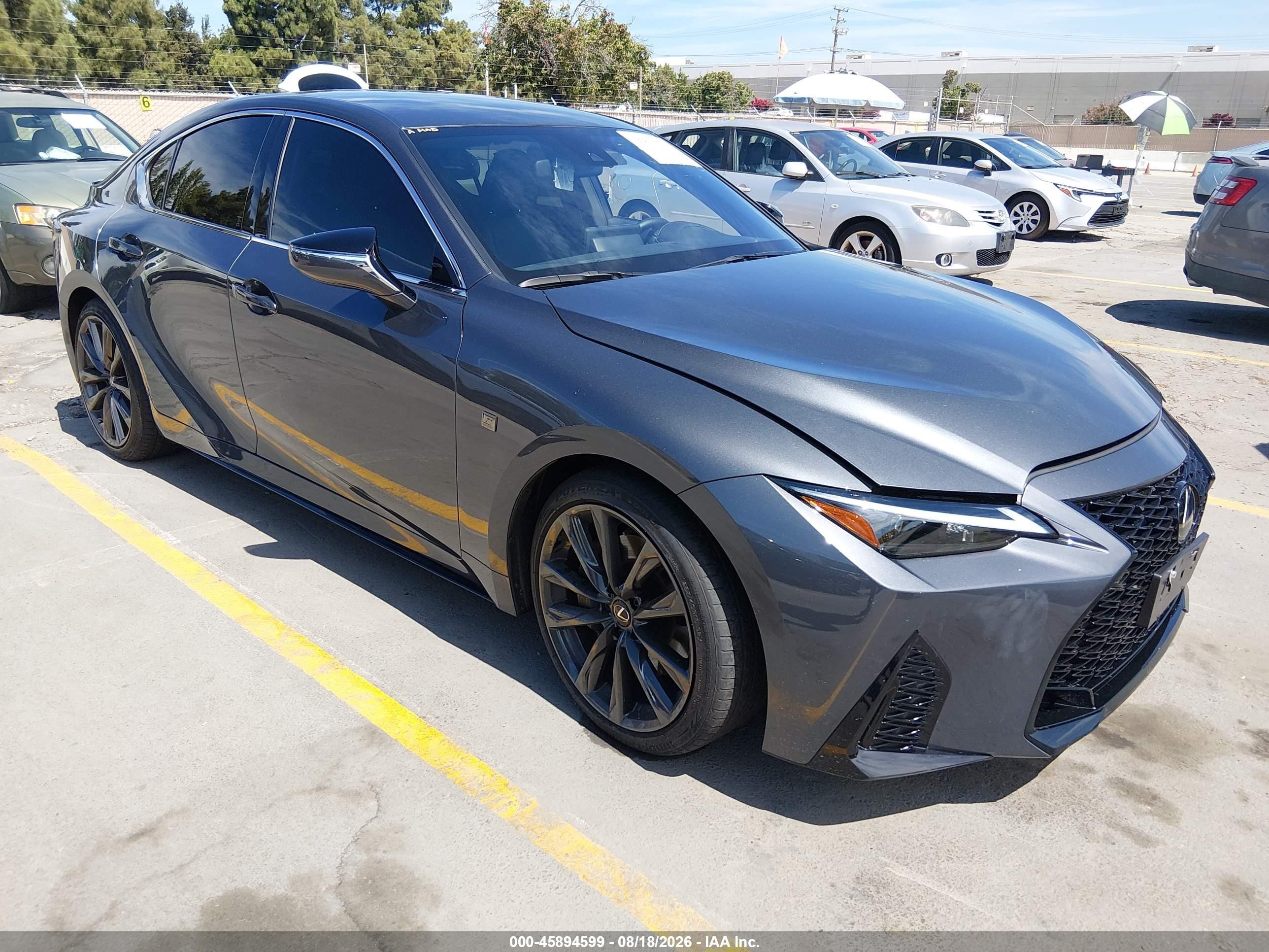 2025 Lexus IS 300 VIN JTHBA1D20S5135278 — IAAI salvage auction photo