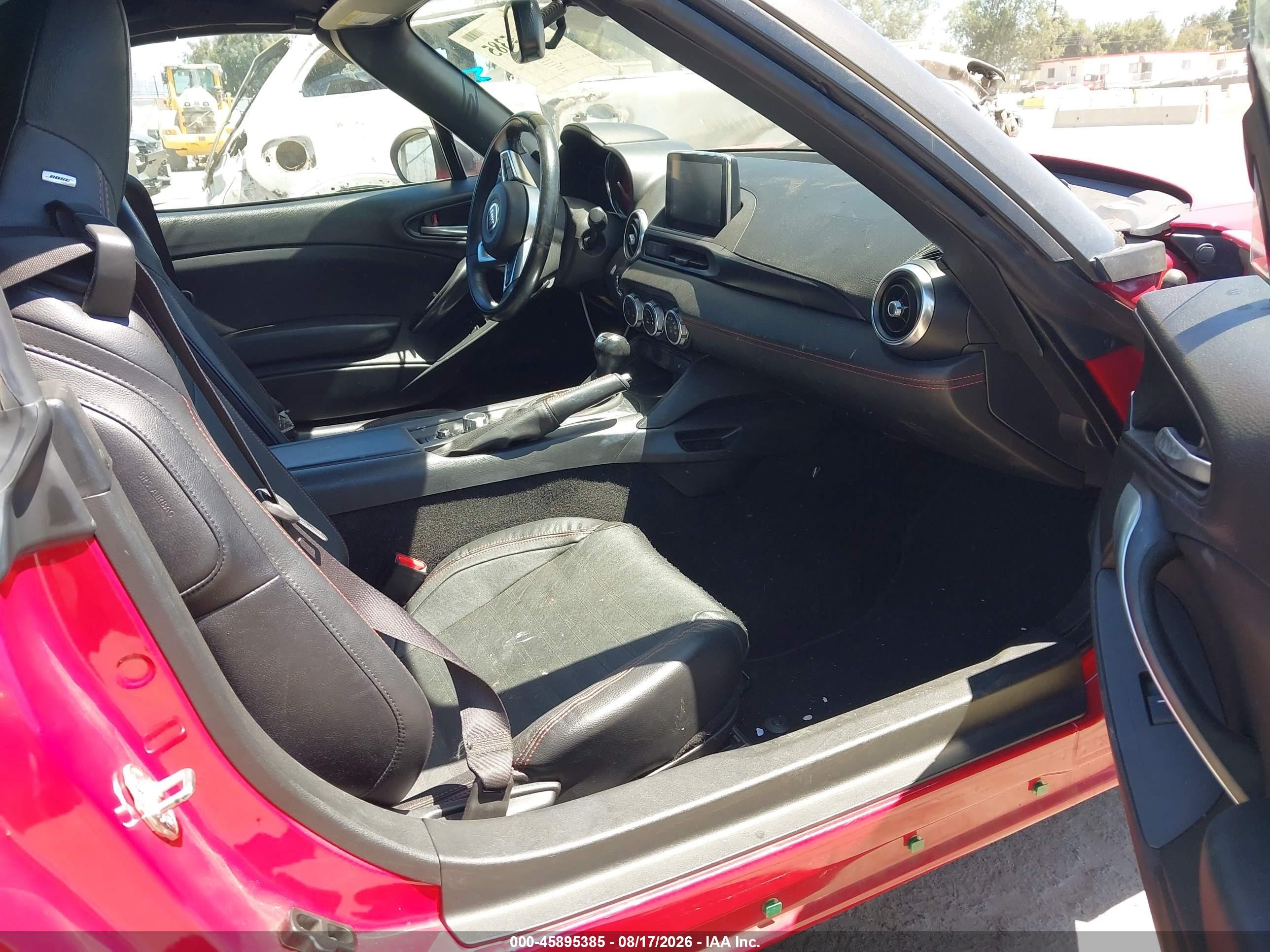 2018 Fiat 124 Spider VIN JC1NFAEK6J0137558 IAAI salvage auction — Side, Salvage (California), sold $5,900 on 2026-09-12 (photo 5)