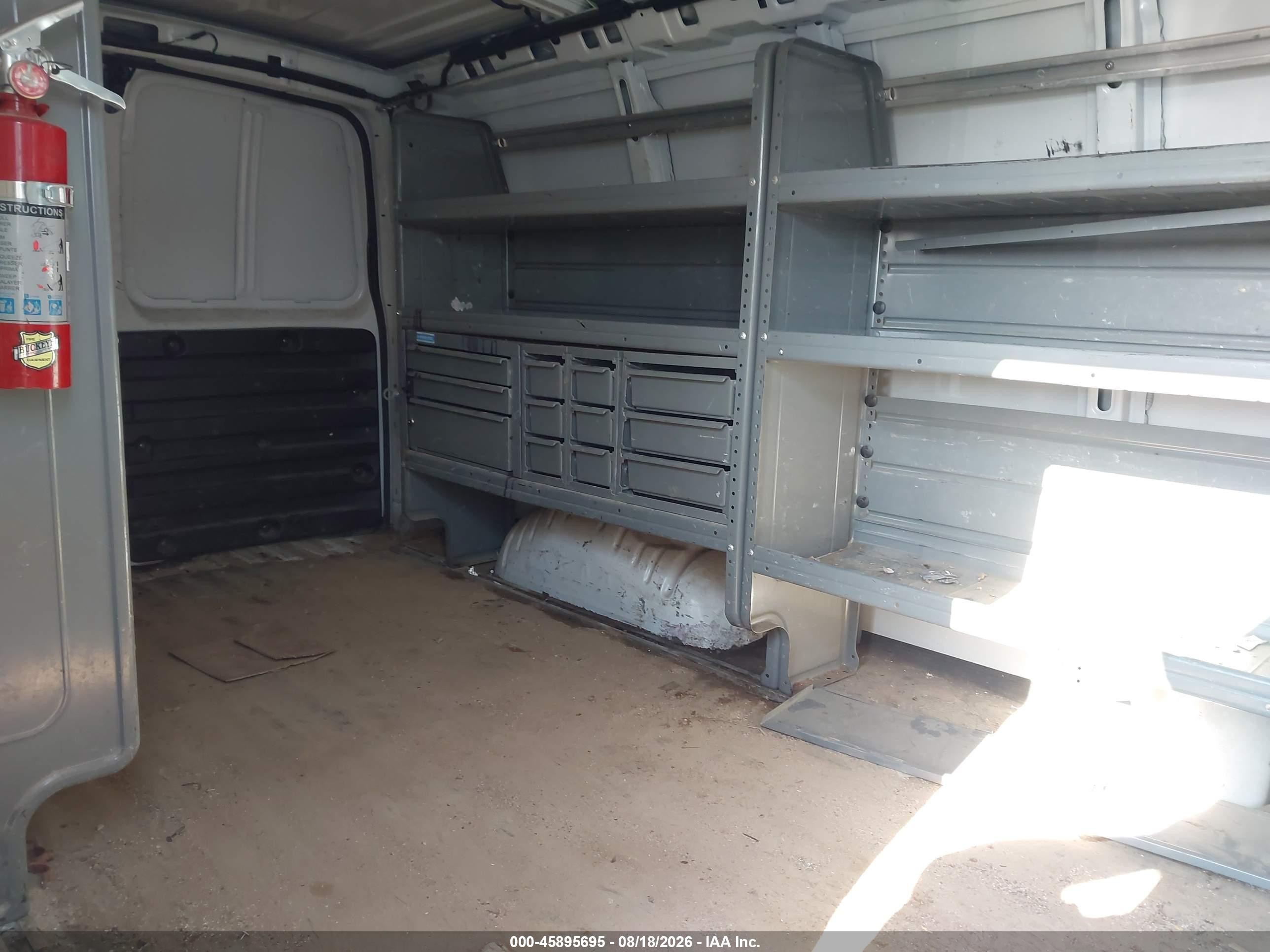 2020 Chevrolet Express Cargo VIN 1GCWGAFP2L1176028 IAAI salvage auction — Mechanical, Enterprise Vehicles Clear Only (Virginia), sold $8,000 on 2026-09-11 (photo 8)