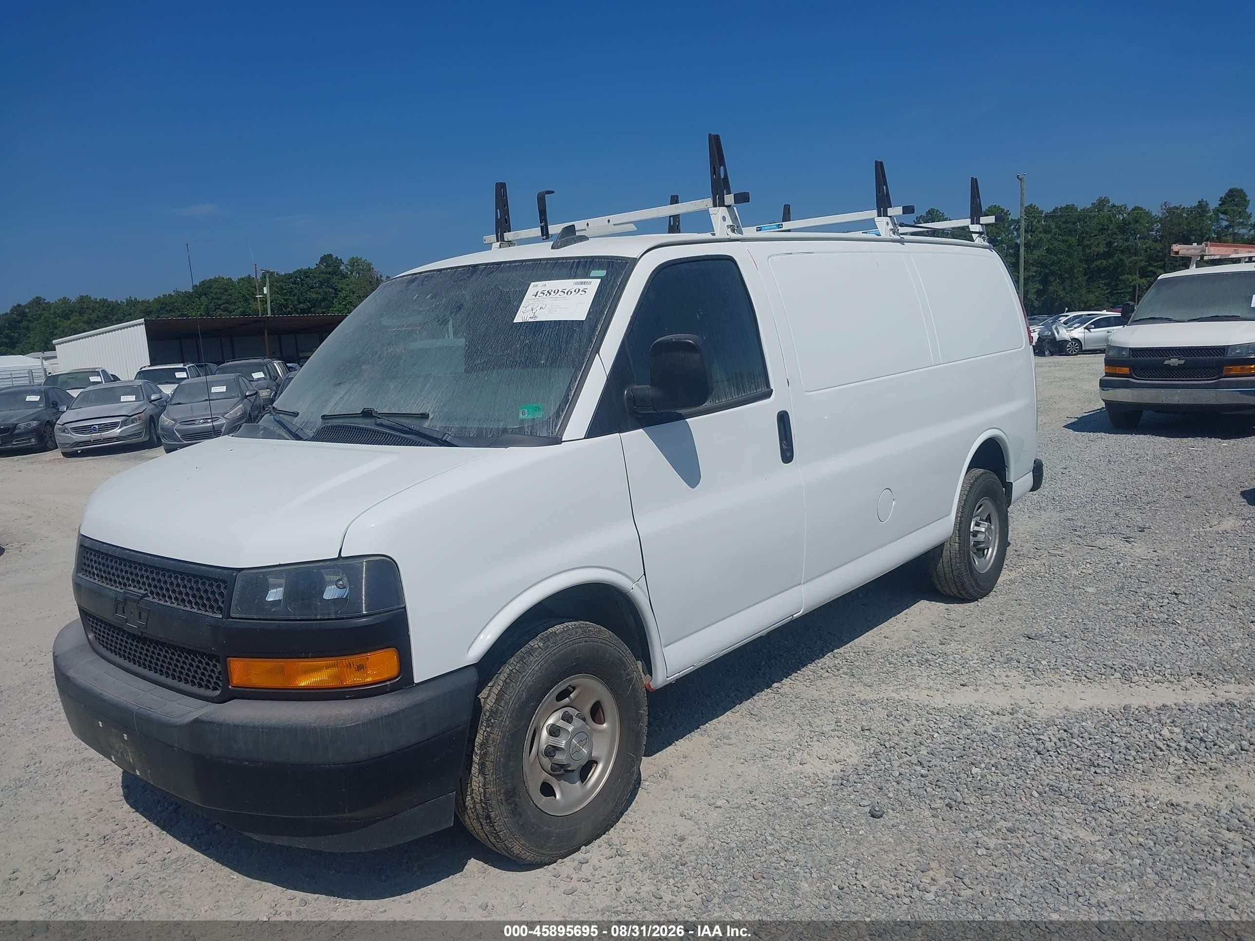 2020 Chevrolet Express Cargo VIN 1GCWGAFP2L1176028 IAAI salvage auction — Mechanical, Enterprise Vehicles Clear Only (Virginia), sold $8,000 on 2026-09-11 (photo 2)