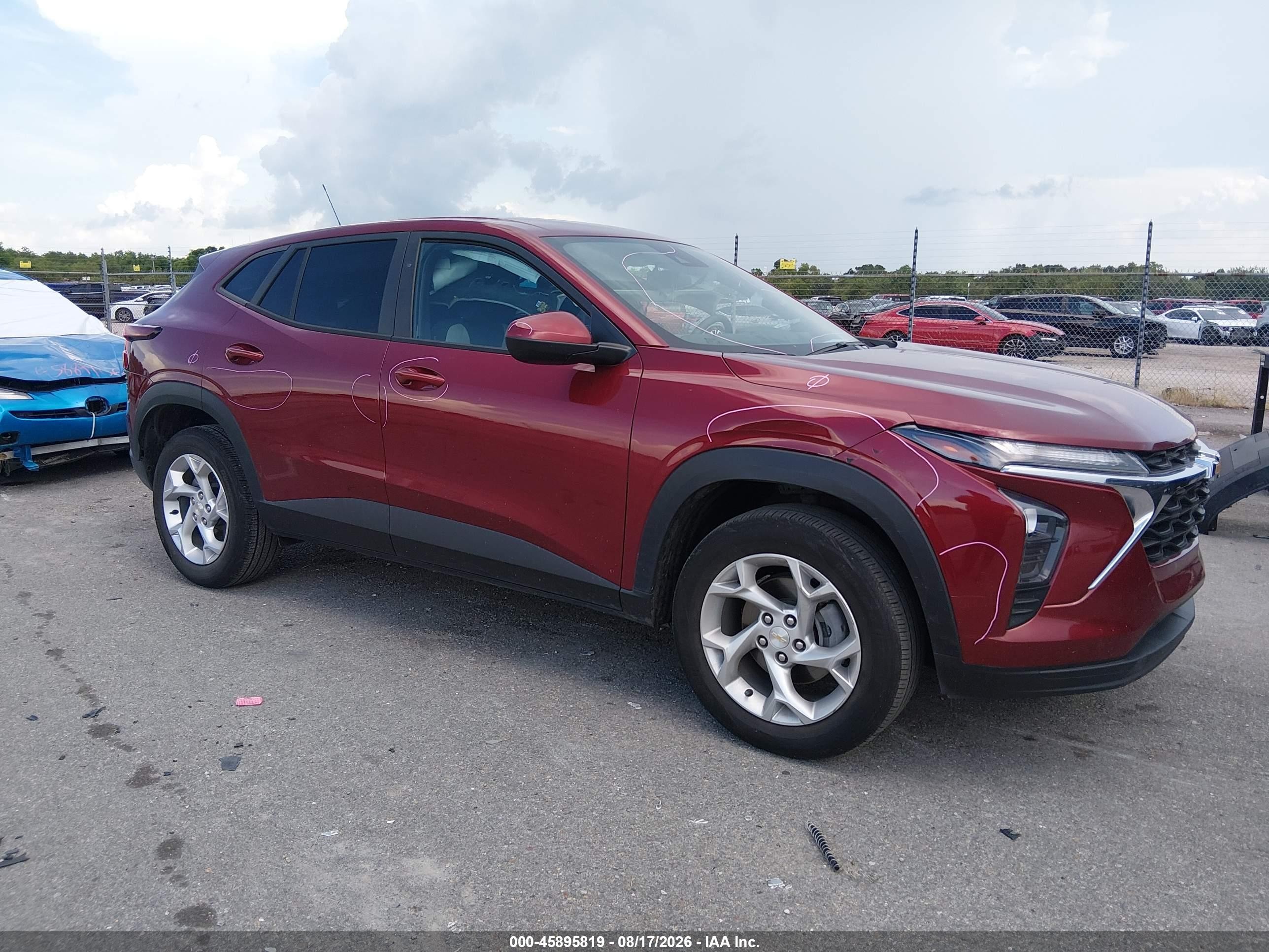 2024 Chevrolet Trax VIN KL77LFE23RC098338 — IAAI salvage auction photo
