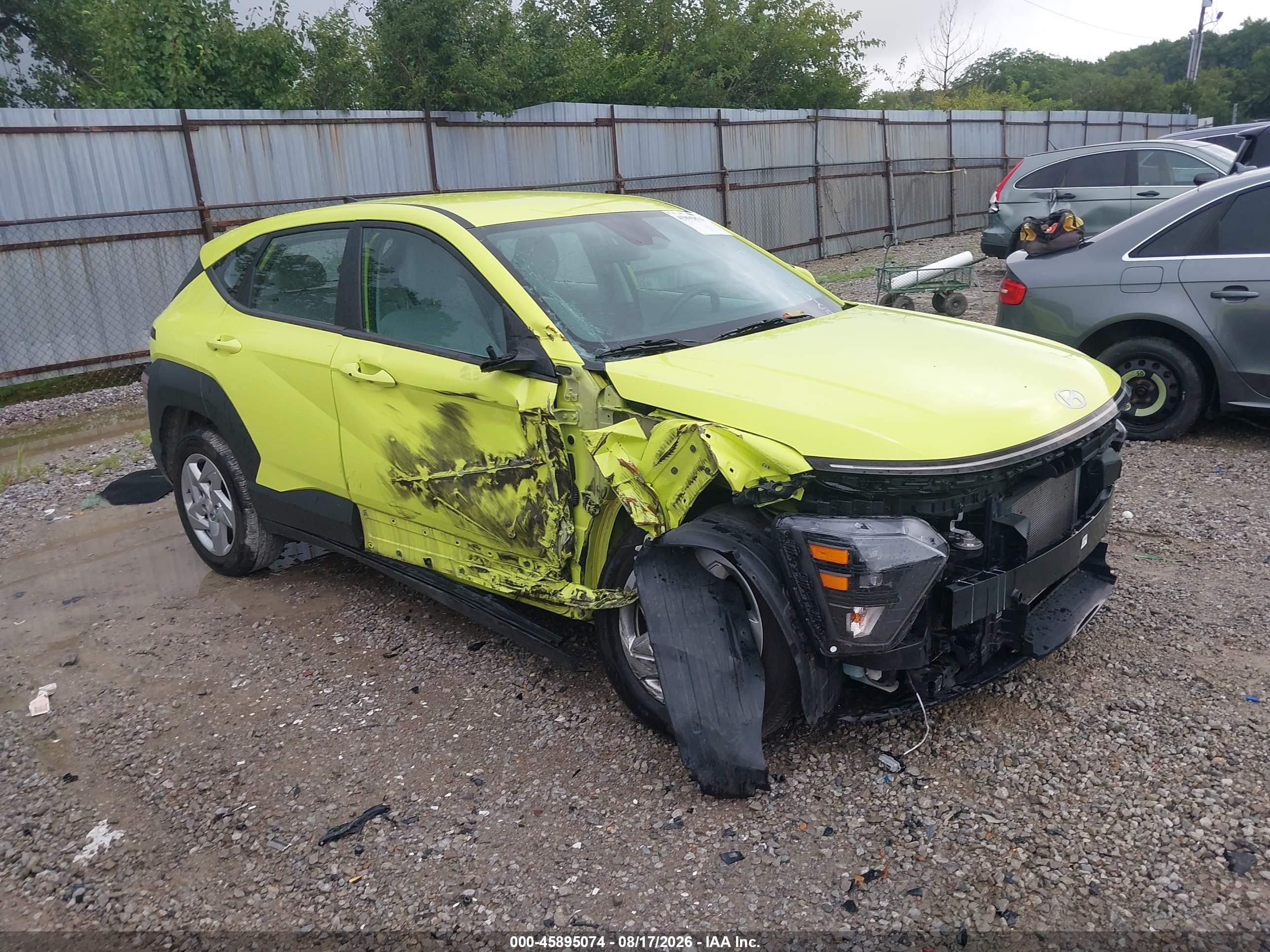 2025 Hyundai Kona VIN KM8HA3AB5SU198342 — IAAI salvage auction photo