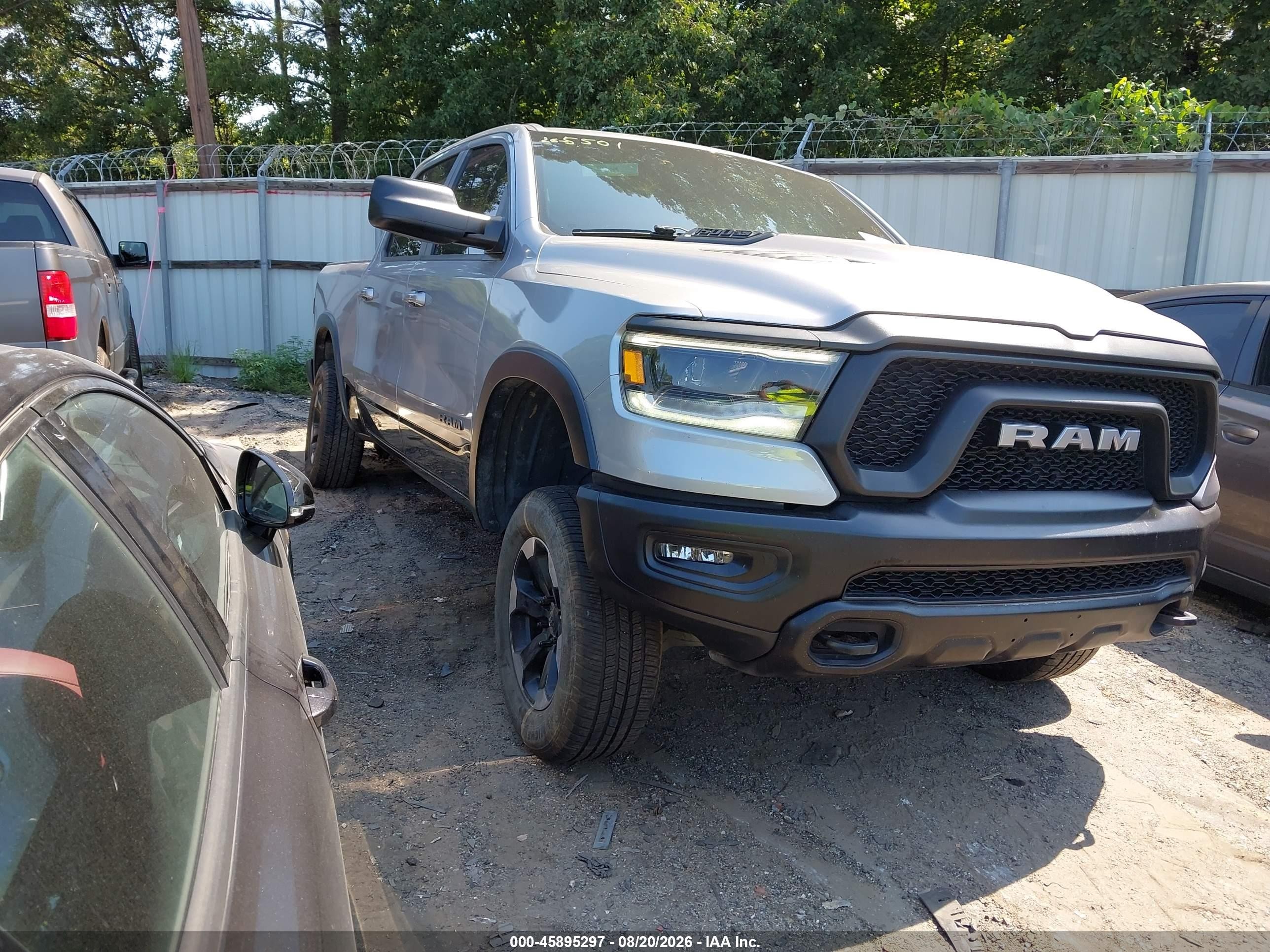 2019 Ram 1500 VIN 1C6SRFLT2KN849731 — IAAI salvage auction photo