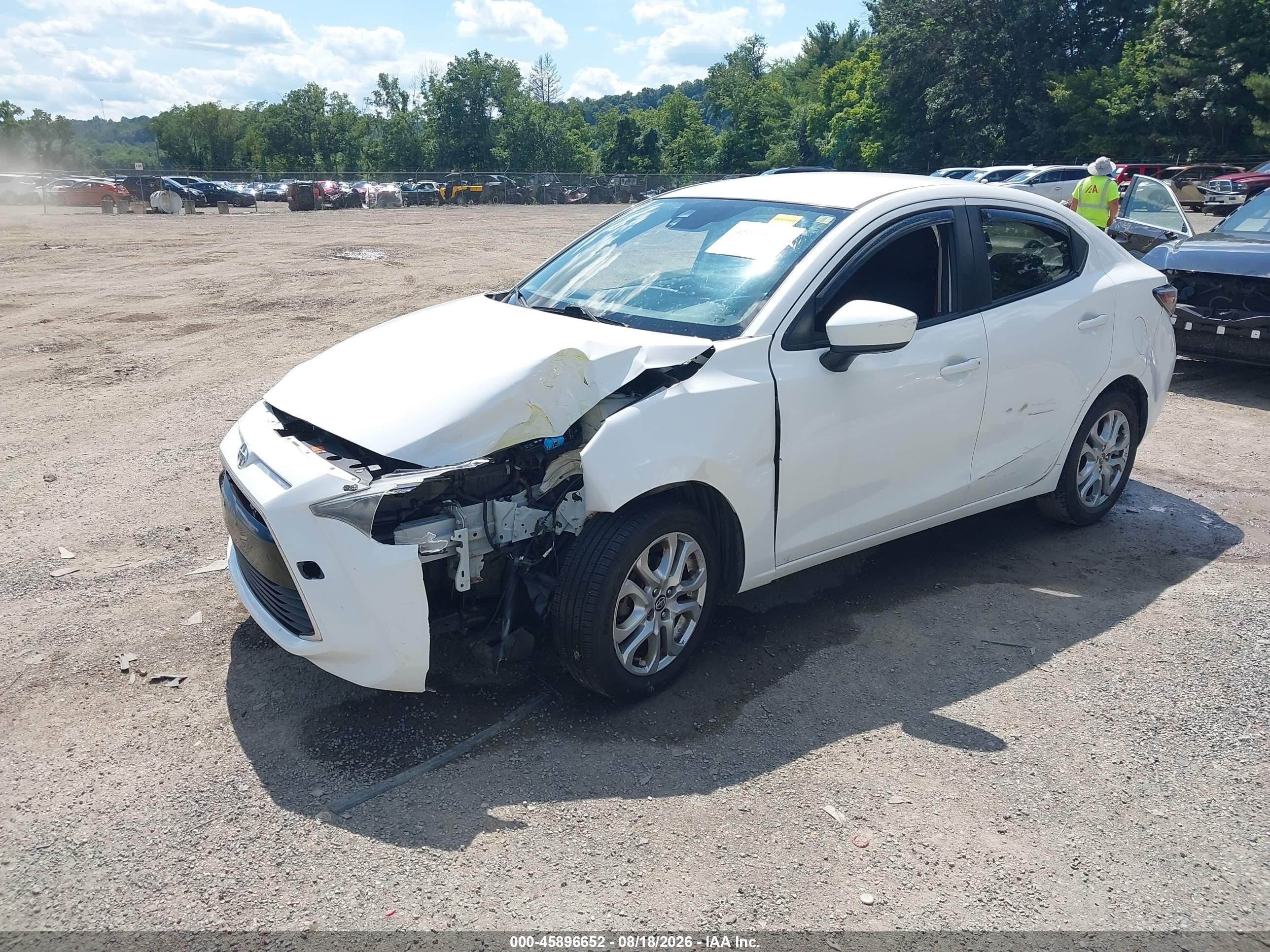 2016 Scion Ia VIN 3MYDLBZV7GY132662 IAAI salvage auction — Front End, Salvage (Ohio), sold $750 on 2026-09-19 (photo 2)