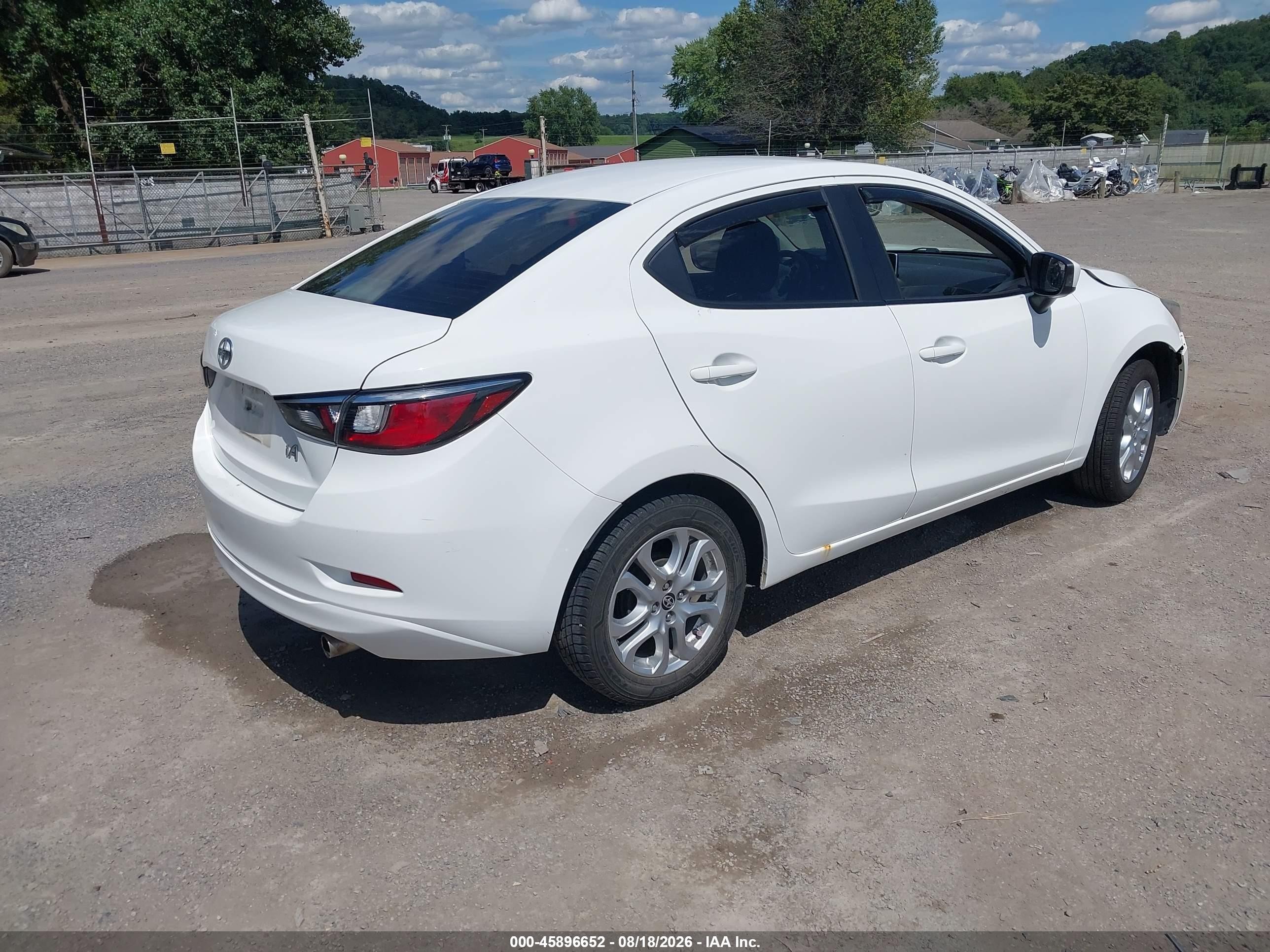 2016 Scion Ia VIN 3MYDLBZV7GY132662 IAAI salvage auction — Front End, Salvage (Ohio), sold $750 on 2026-09-19 (photo 4)