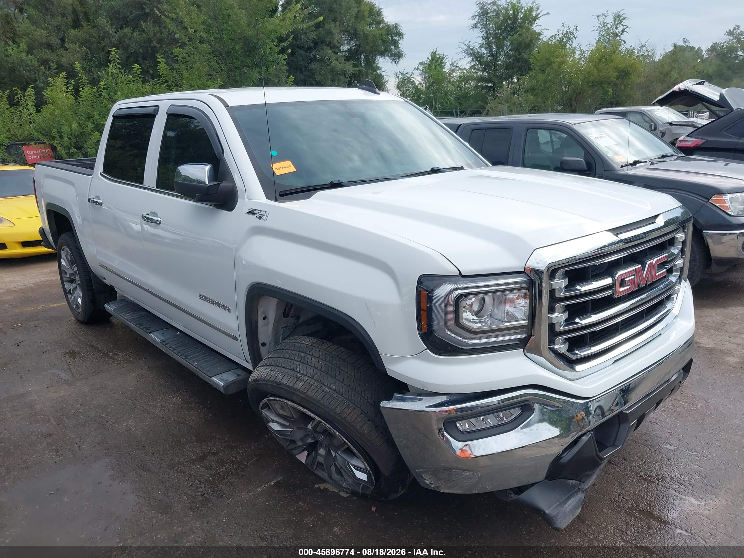 2018 GMC Sierra 1500 VIN 3GTU2NEC4JG543960 — IAAI salvage auction photo