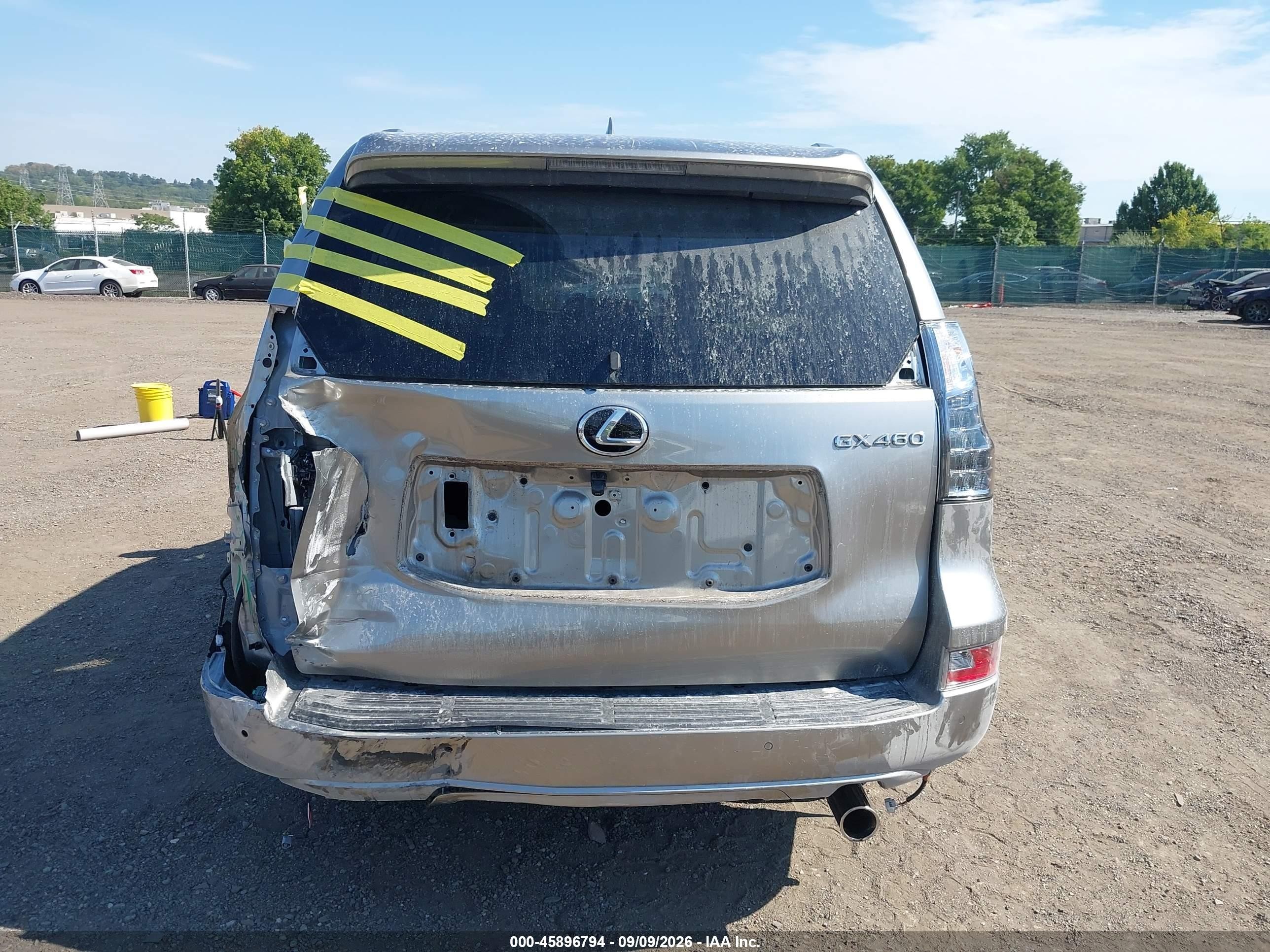 2023 Lexus Gx VIN JTJGM7BX5P5341510 IAAI salvage auction — Rear End, Salvage (Pennsylvania), sold $27,250 on 2026-09-13 (photo 6)