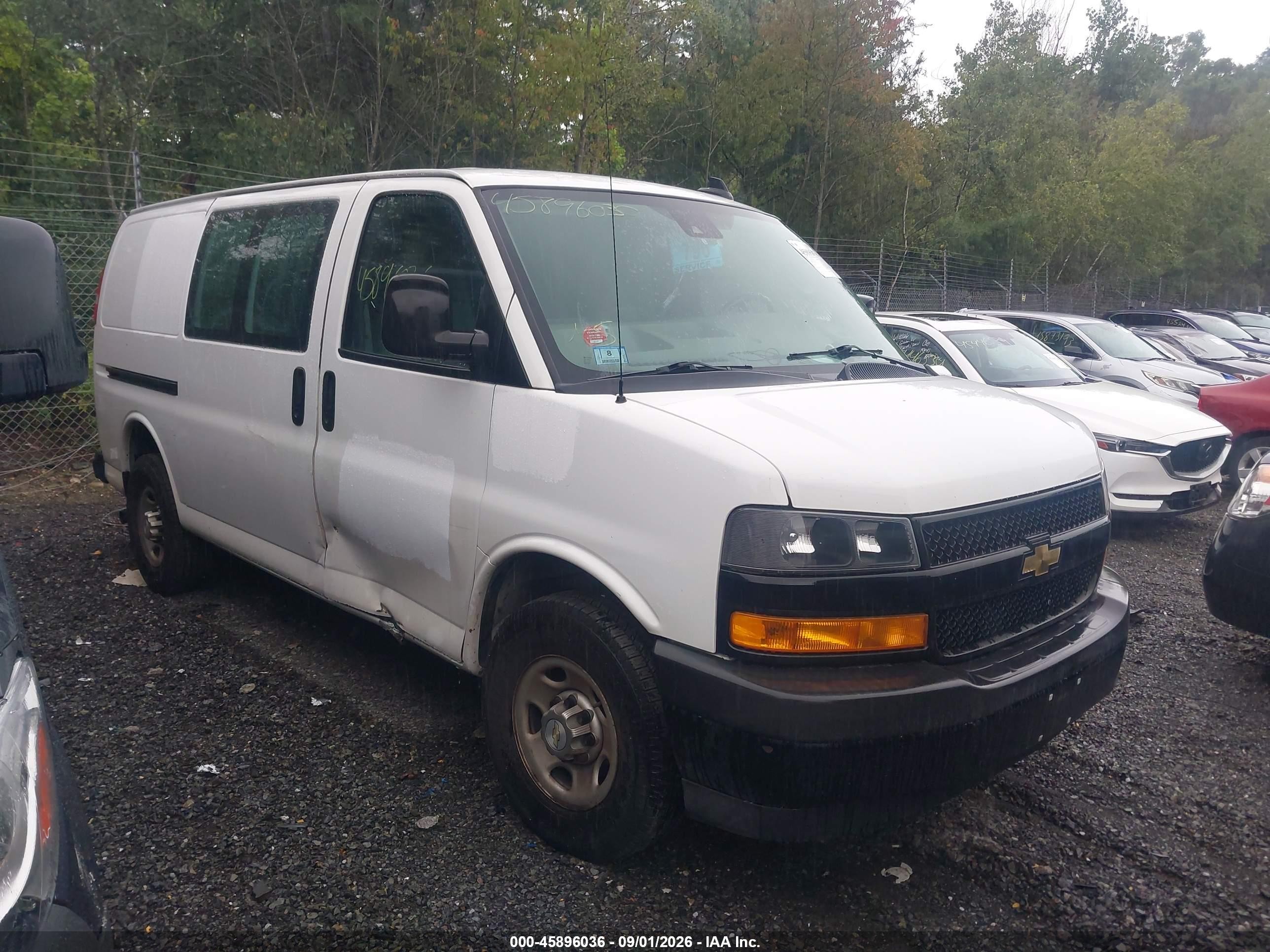 2020 Chevrolet Express Cargo VIN 1GCWGAFG1L1253875 — IAAI salvage auction photo