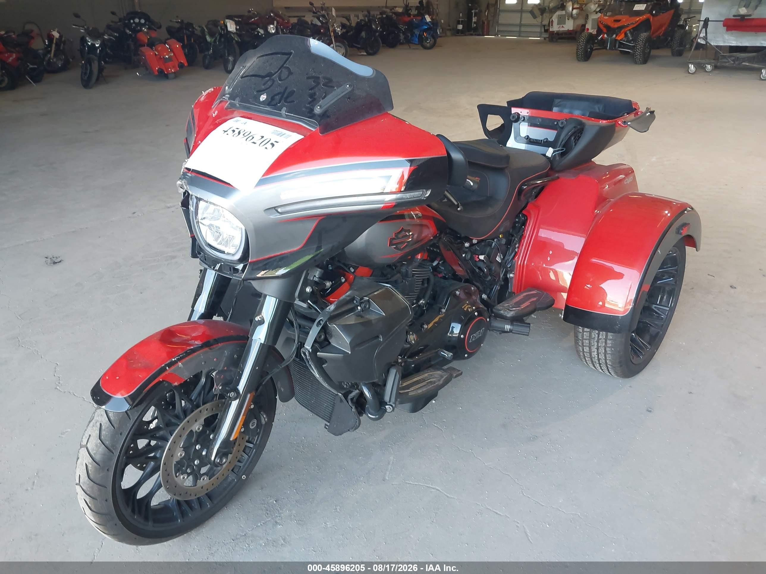 2026 Harley-davidson VIN 1HD1TN612TB952014 IAAI salvage auction — Front End, Certificate Of Destruction (Florida), sold $15,250 on 2026-09-09 (photo 2)