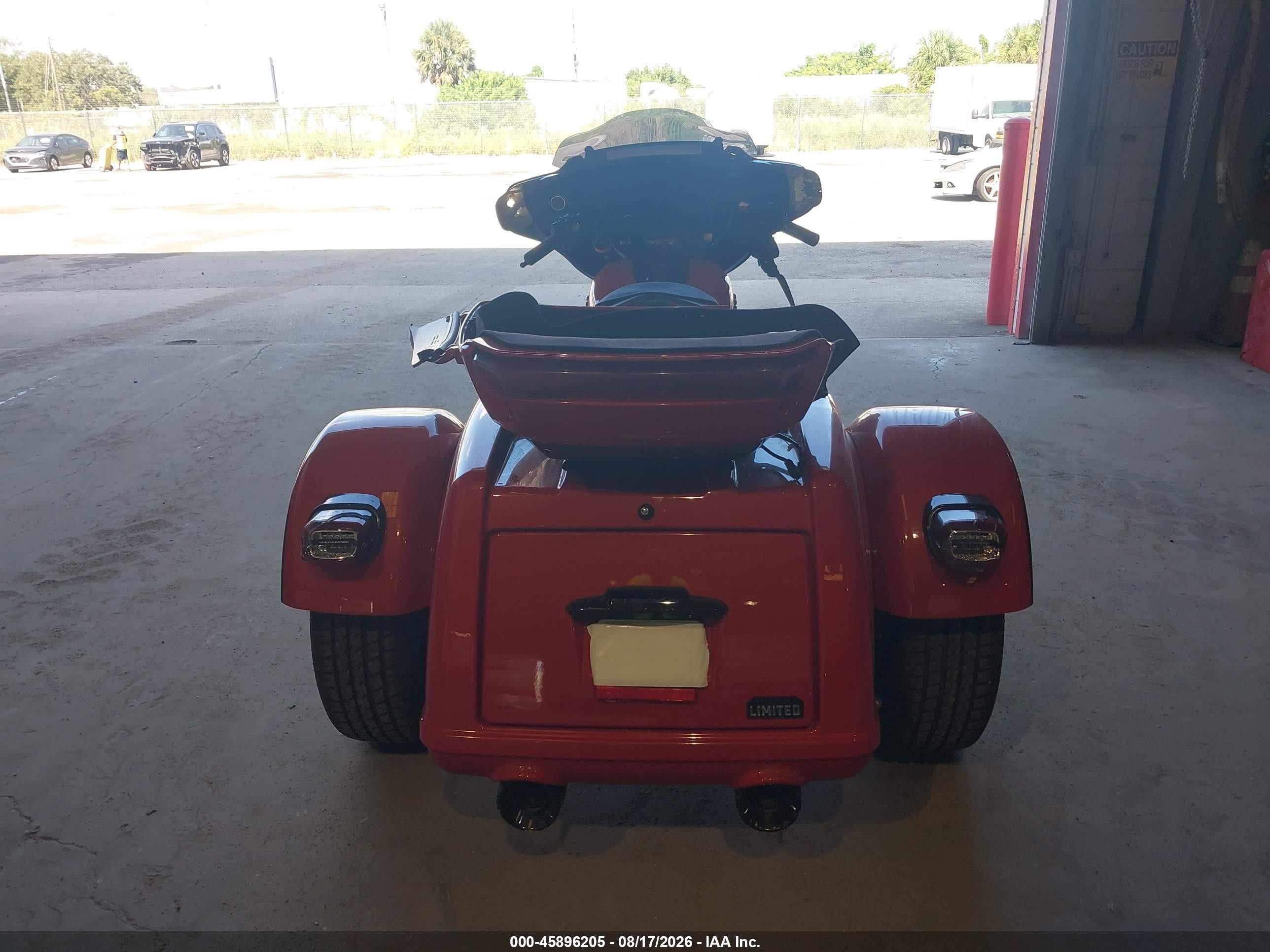 2026 Harley-davidson VIN 1HD1TN612TB952014 IAAI salvage auction — Front End, Certificate Of Destruction (Florida), sold $15,250 on 2026-09-09 (photo 6)