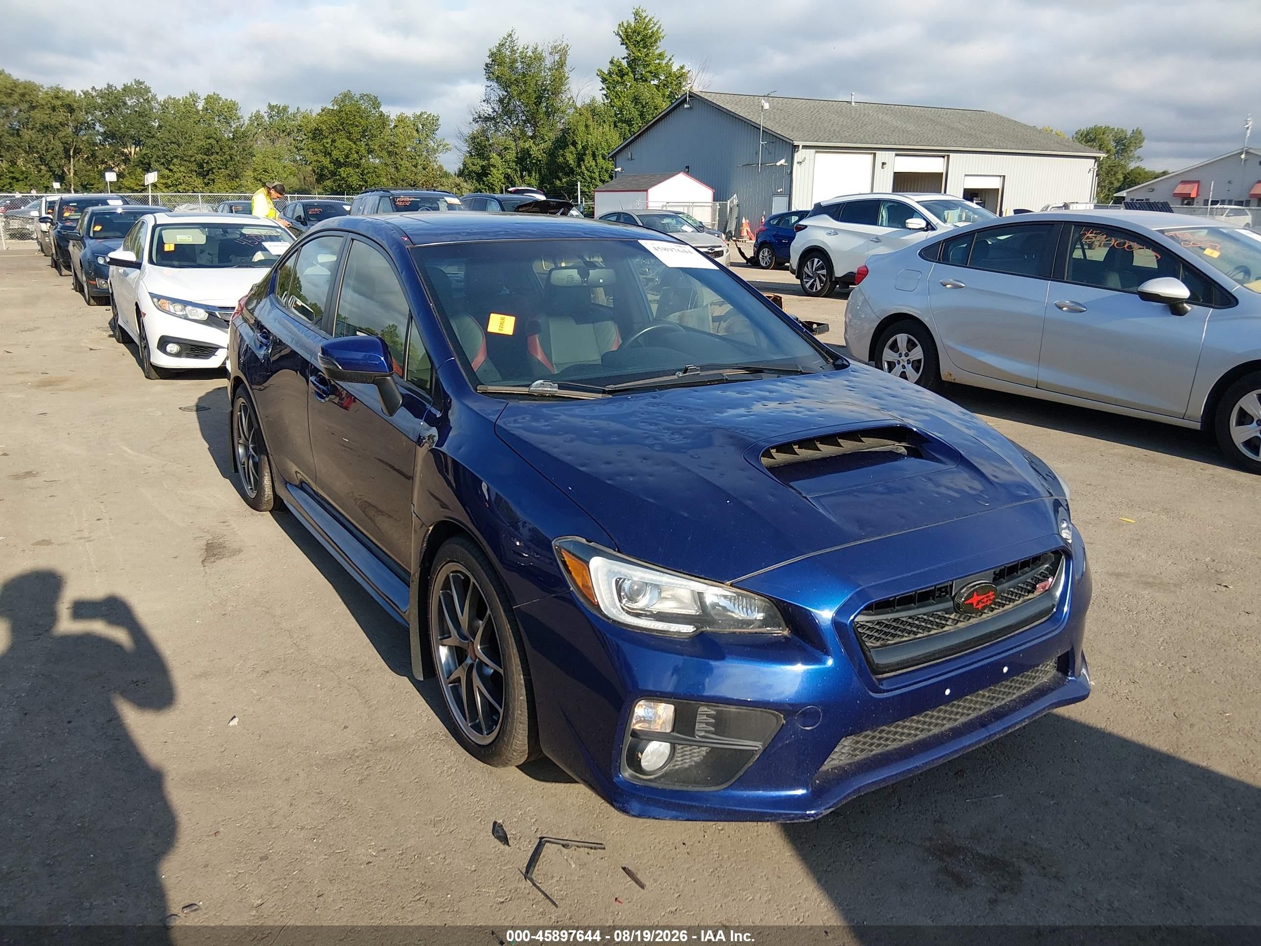 2016 Subaru WRX VIN JF1VA2Z6XG9832527 — IAAI salvage auction photo