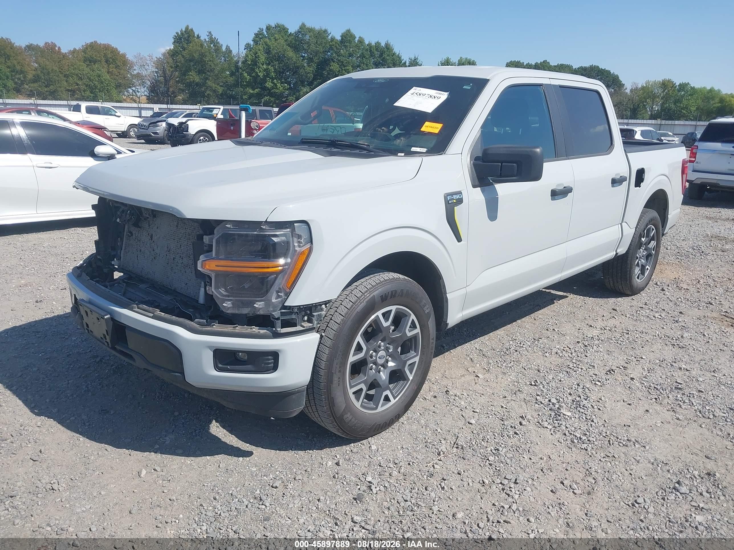 2024 Ford F-150 VIN 1FTEW2KP7RKF73649 IAAI salvage auction — Unknown, Clear (Arkansas), sold $10,800 on 2026-09-25 (photo 2)