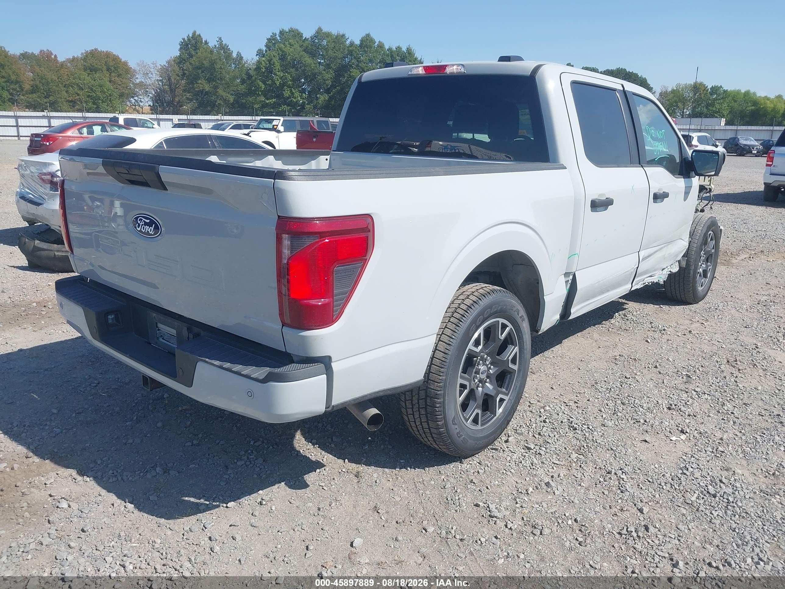 2024 Ford F-150 VIN 1FTEW2KP7RKF73649 IAAI salvage auction — Unknown, Clear (Arkansas), sold $10,800 on 2026-09-25 (photo 4)
