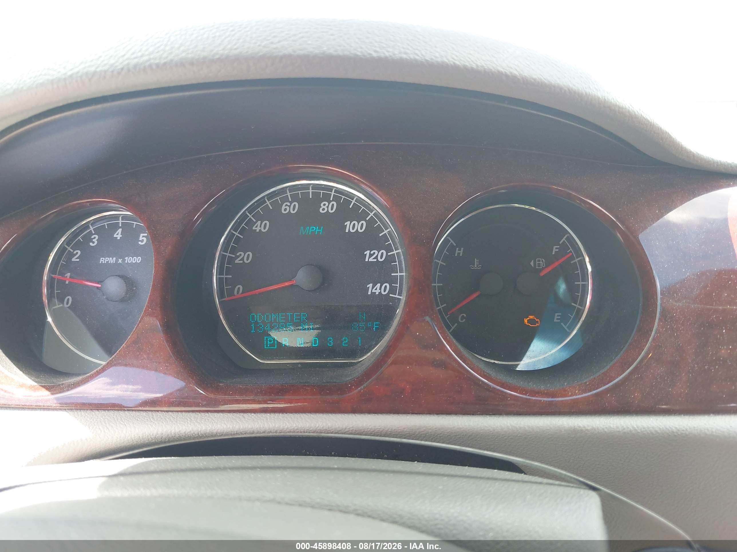 2008 Buick Lucerne VIN 1G4HD57208U125561 IAAI salvage auction — Front End, Wait Title, sold $575 on 2026-09-21 (photo 7)