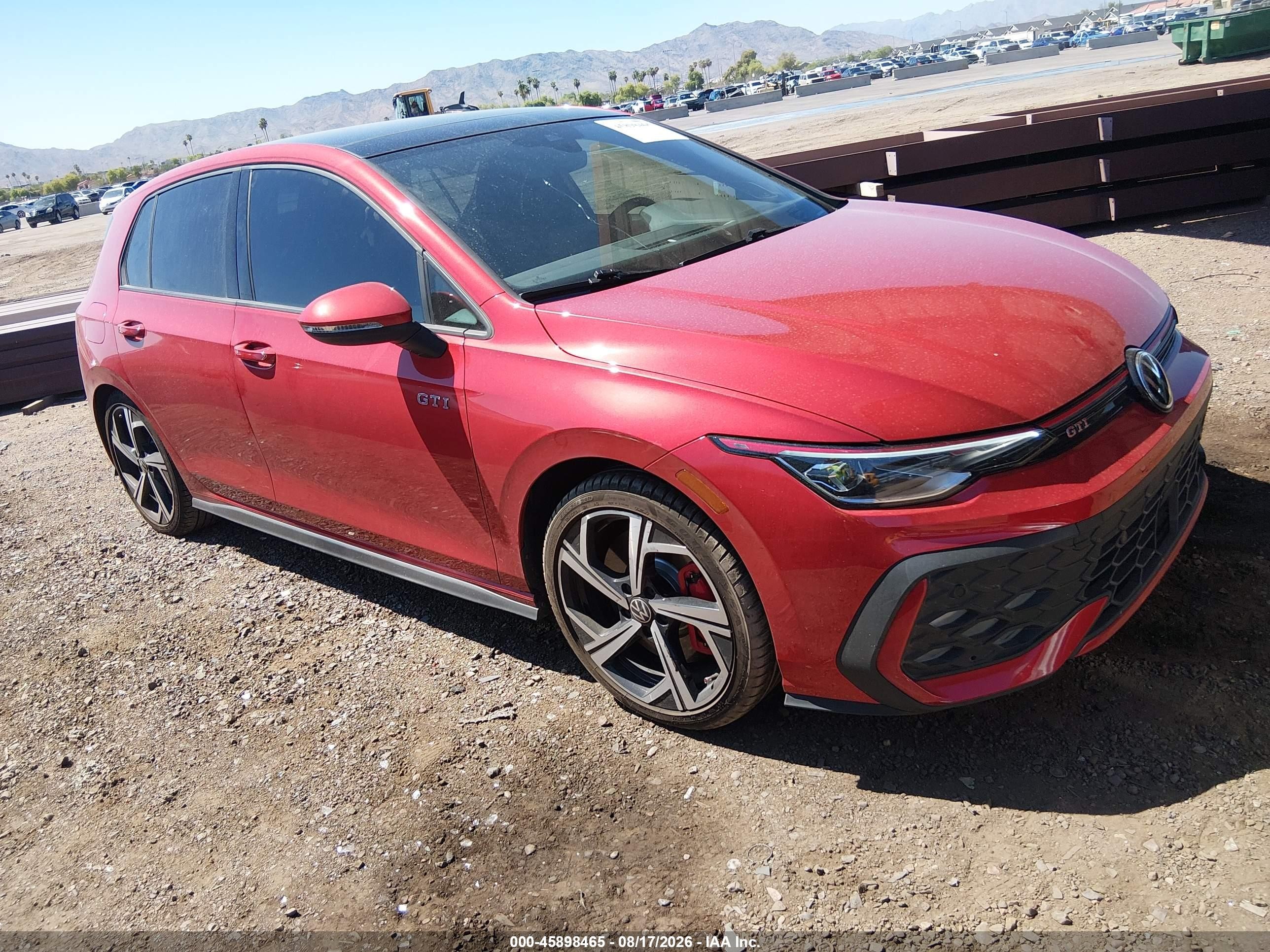 2025 Volkswagen Golf VIN WVWSA7CD5SW210638 — IAAI salvage auction photo