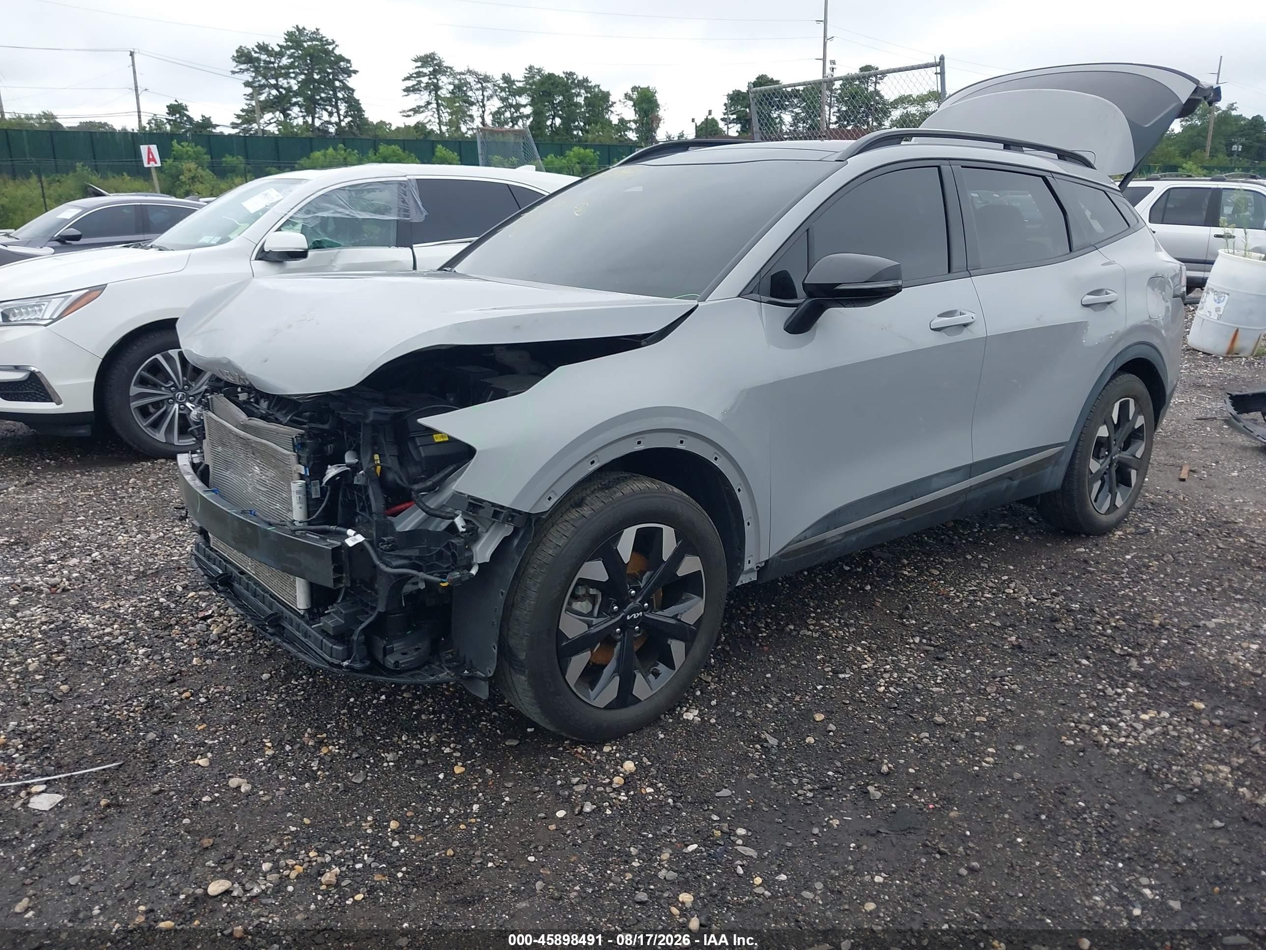 2024 Kia Sportage VIN 5XYK6CDF0RG205168 IAAI salvage auction — Front End, Mv-907A (New York), sold $7,850 on 2026-09-08 (photo 2)
