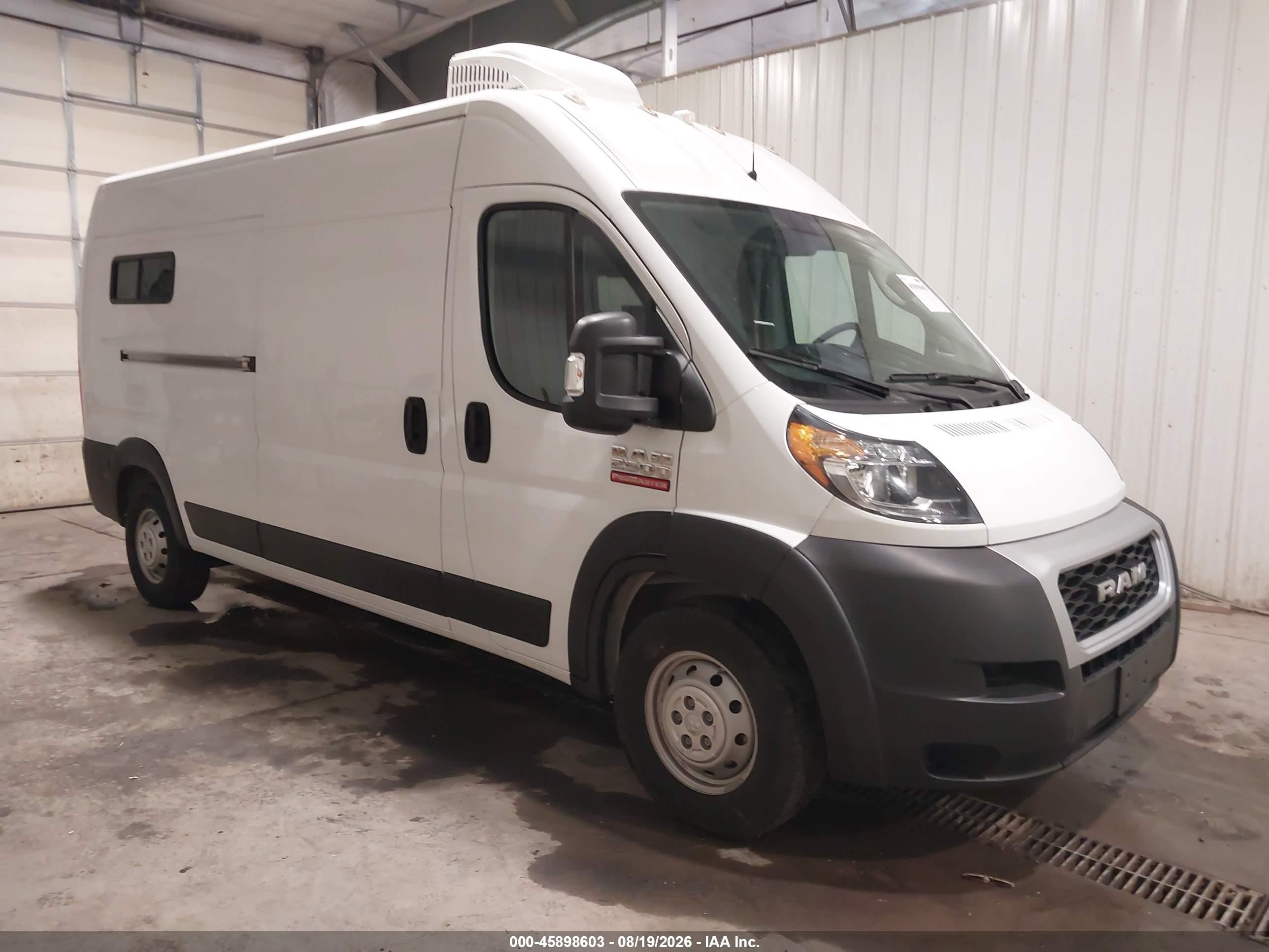 2021 Ram ProMaster 2500 VIN 3C6ERVDG9ME502607 — IAAI salvage auction photo