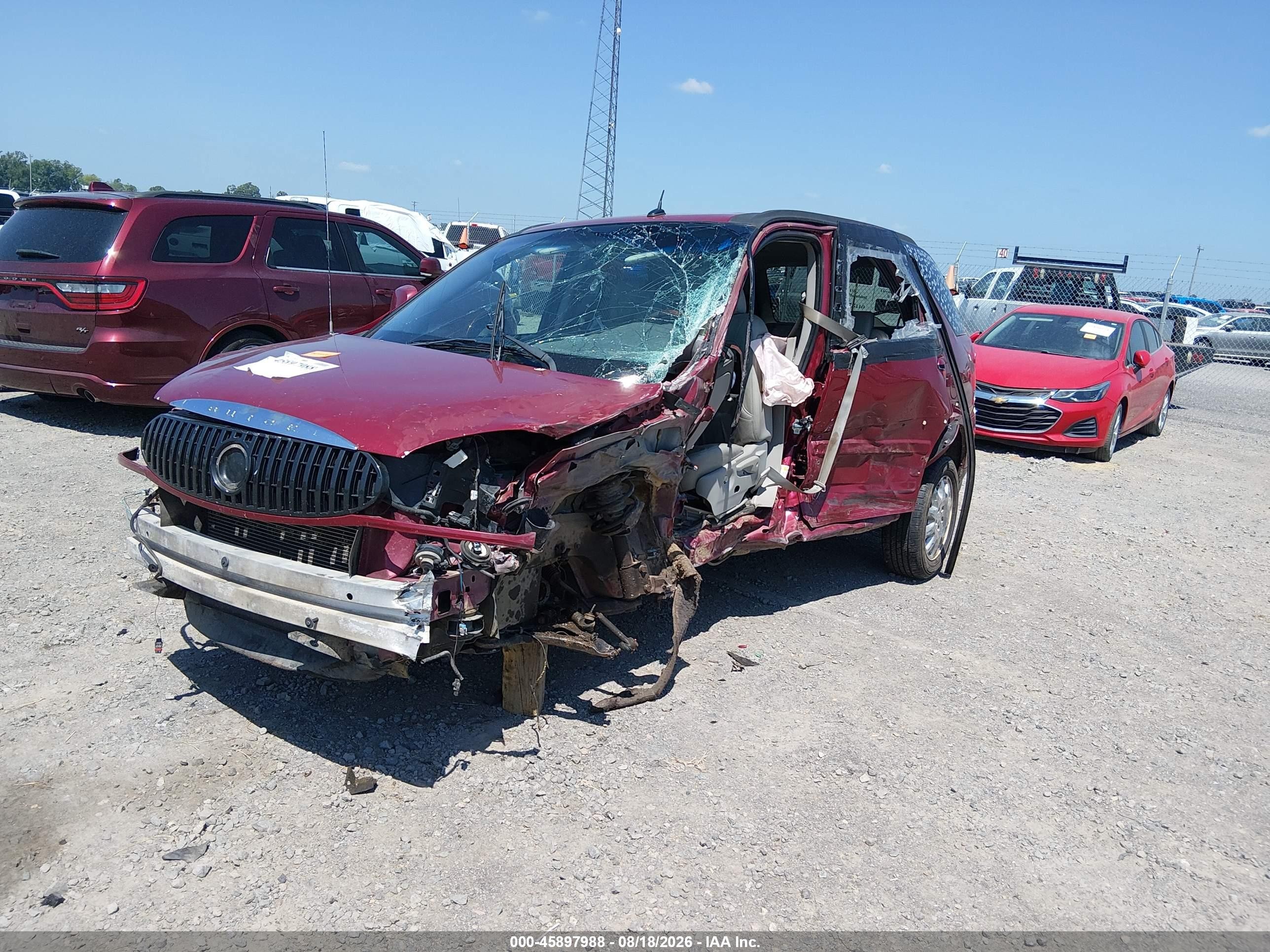 2006 Buick Rendezvous VIN 3G5DA03L26S595303 IAAI salvage auction — All Over, Clear (Arkansas), sold $150 on 2026-09-18 (photo 2)