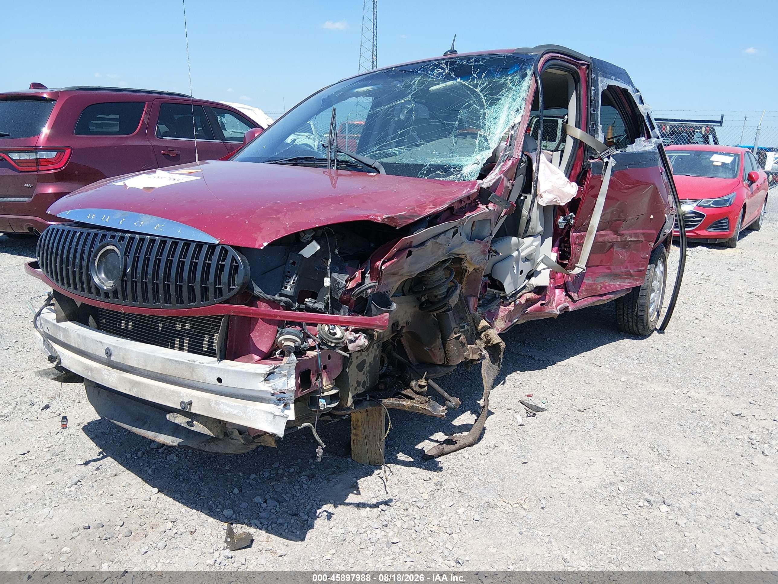 2006 Buick Rendezvous VIN 3G5DA03L26S595303 IAAI salvage auction — All Over, Clear (Arkansas), sold $150 on 2026-09-18 (photo 6)