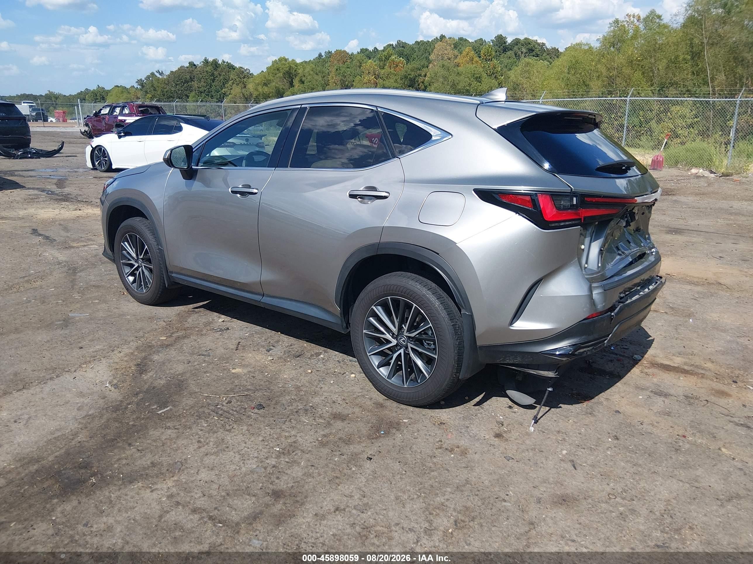 2024 Lexus NX 350 VIN 2T2GGCEZ3RC040087 IAAI salvage auction — Rear End, Salvage (Mississippi), sold $20,000 on 2026-09-12 (photo 3)